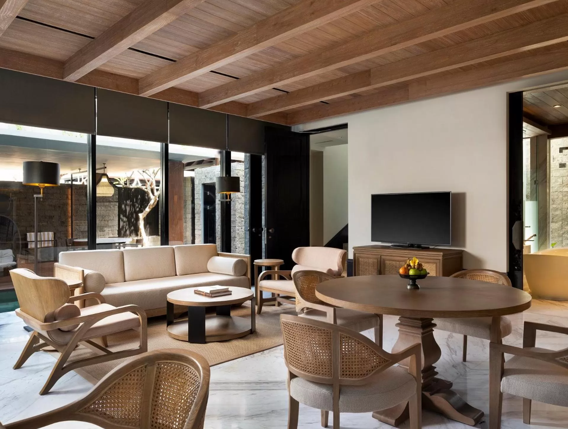 Living room in The Apurva Kempinski Bali