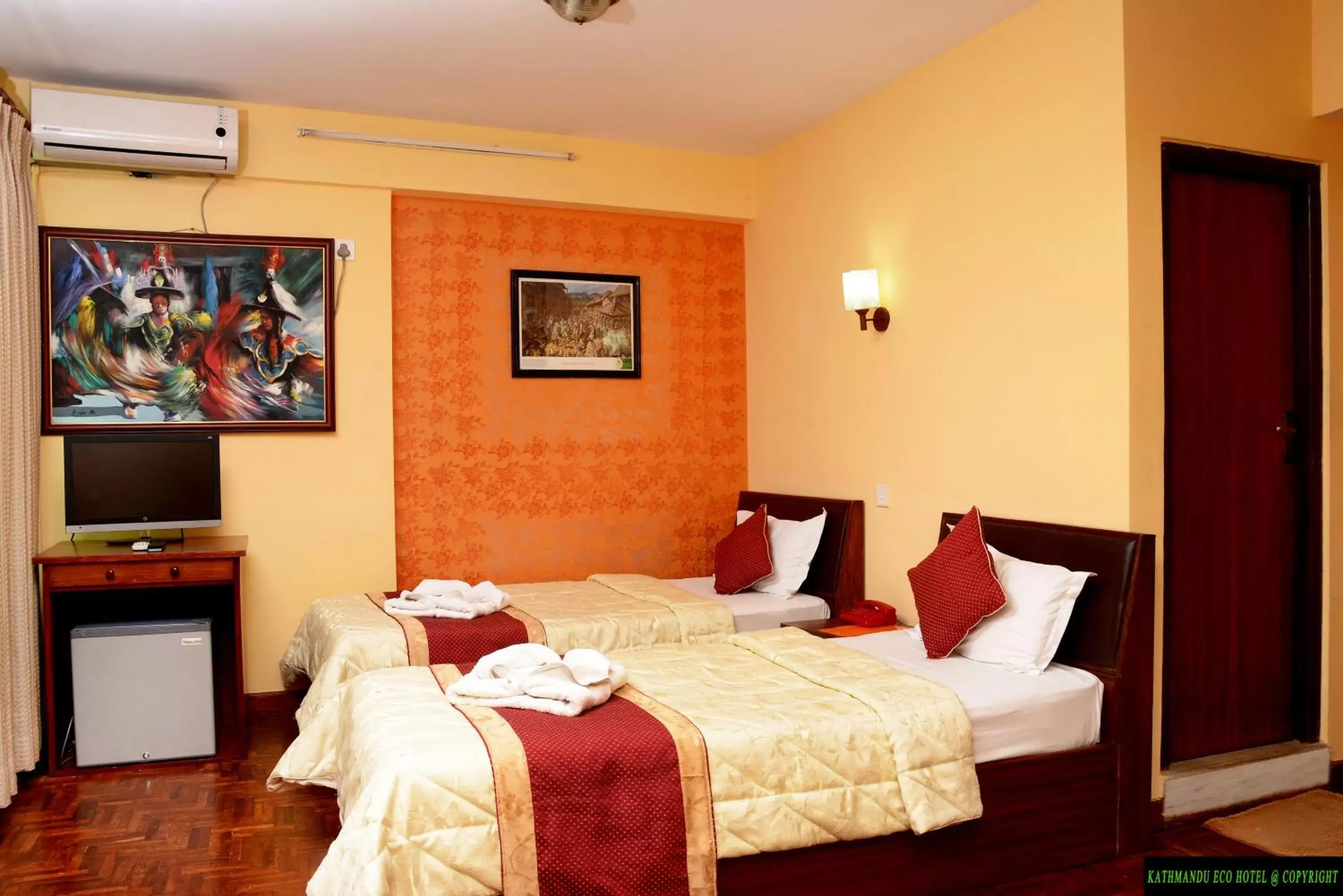 Eco Deluxe Room with Free Airport Pick up - single occupancy - (Advance Notice Required) & 10% off on Food & Beverage in Kathmandu Eco Hotel Eco Deluxe Room with Free Airport Pick up - single occupancy - (Advance Notice Required) & 10% off on Food & Beverage in Kathmandu Eco Hotel