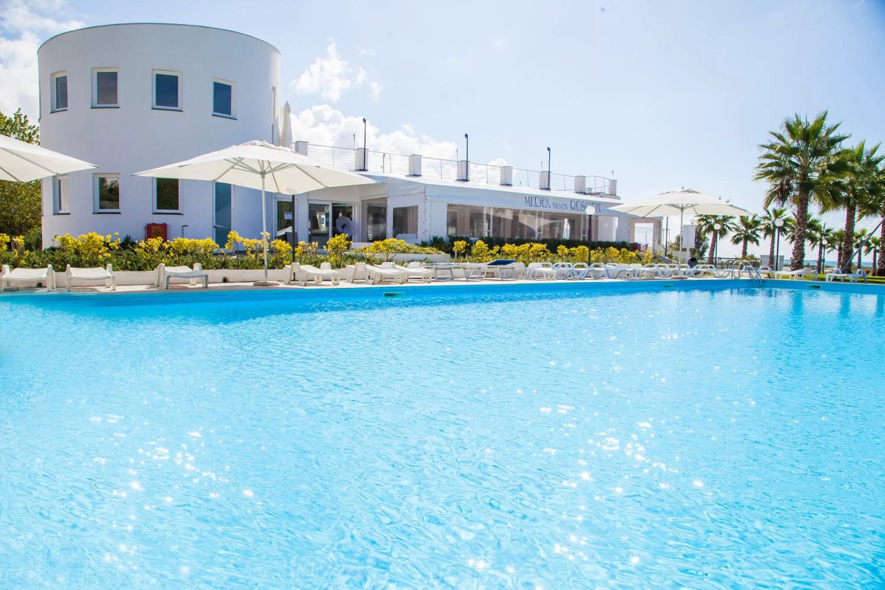 Swimming pool in Medea Beach Resort