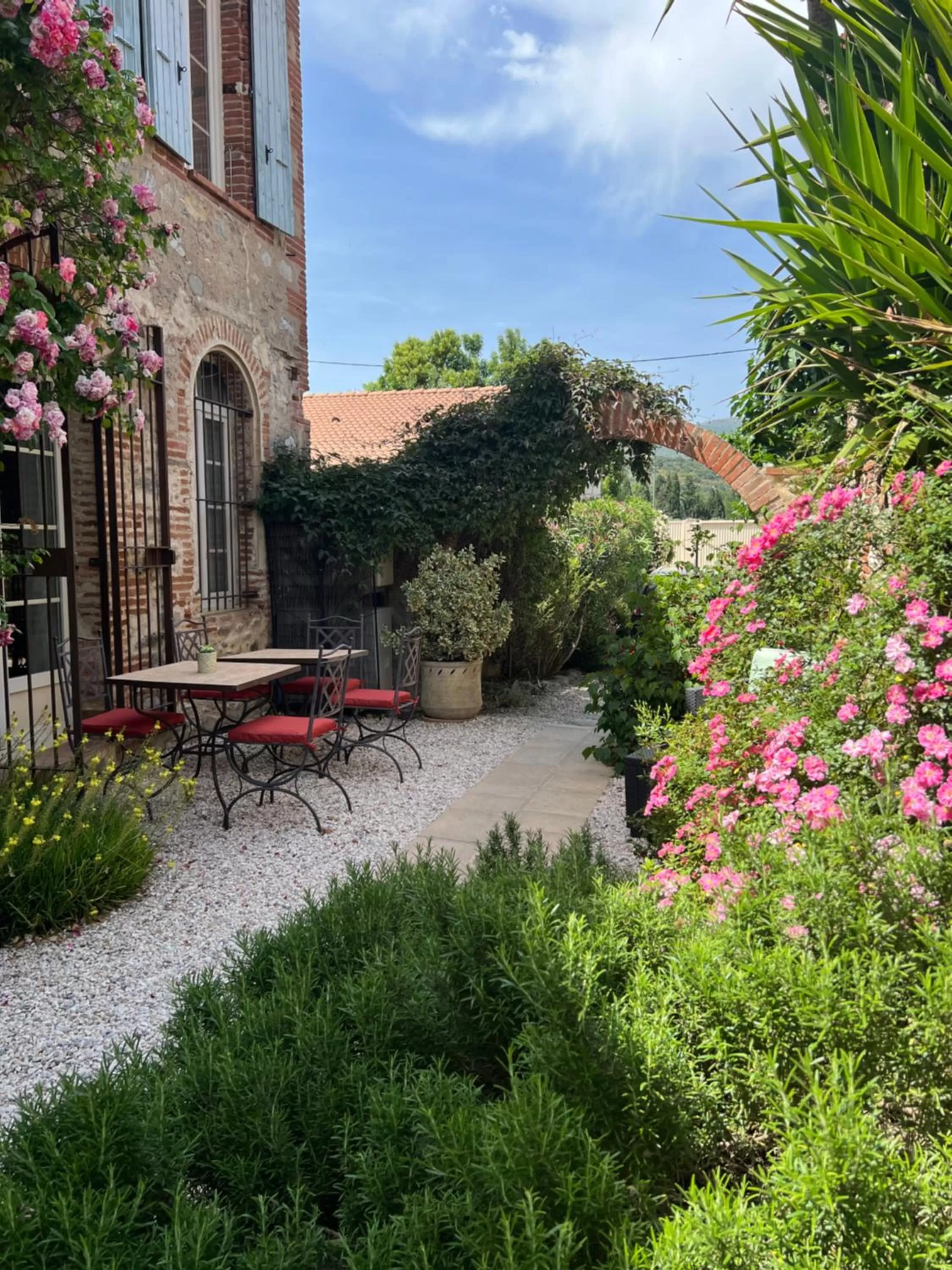 Patio in Domaine De La Tannerie chambres d'hôtes et appartements