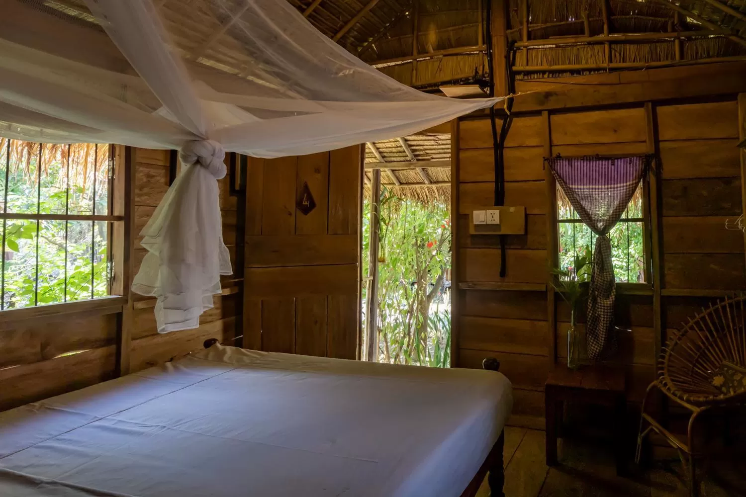 Bed in Kampot Cabana