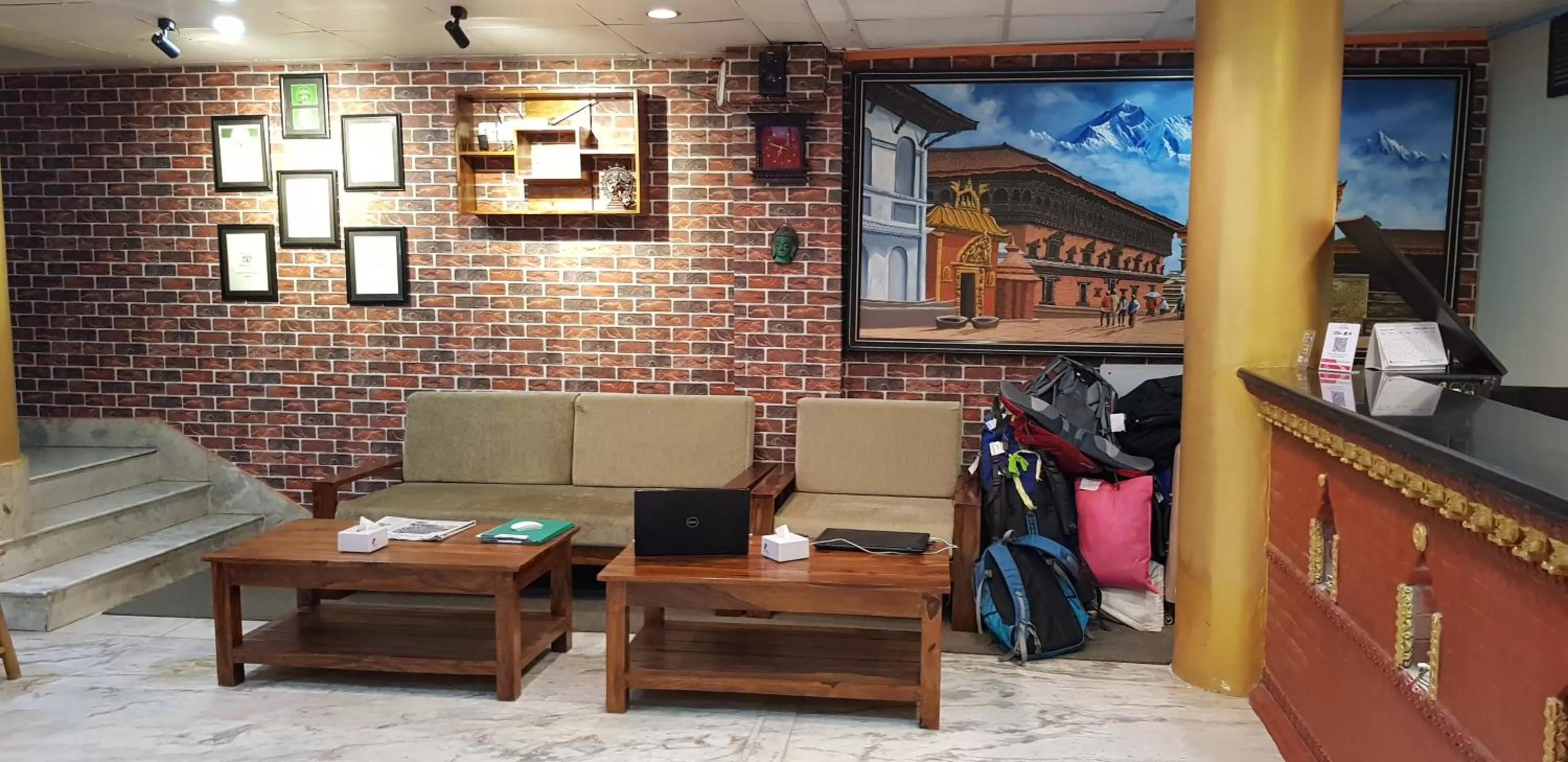 Lobby or reception in Hotel Access Nepal