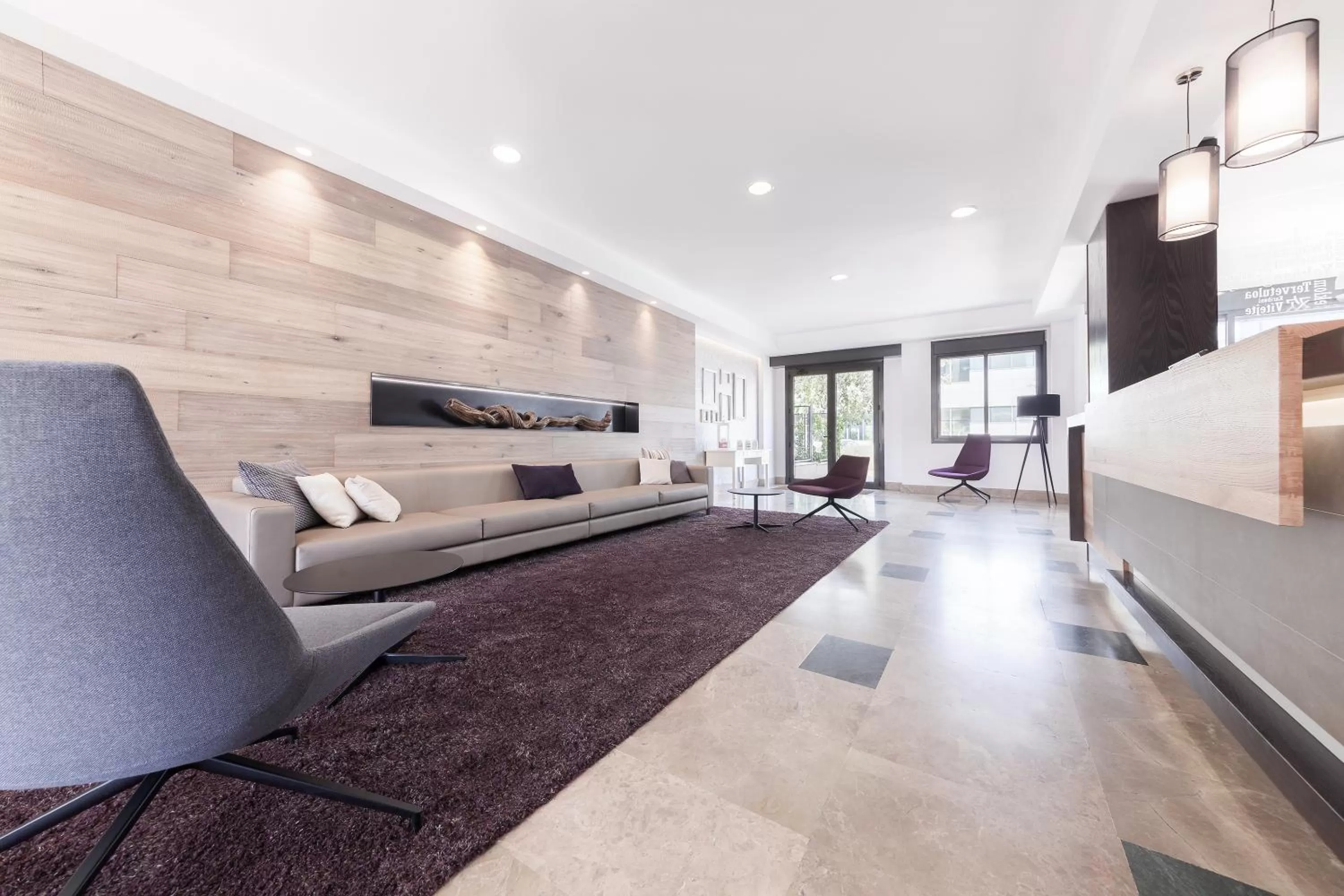 Lobby or reception in Compostela Suites