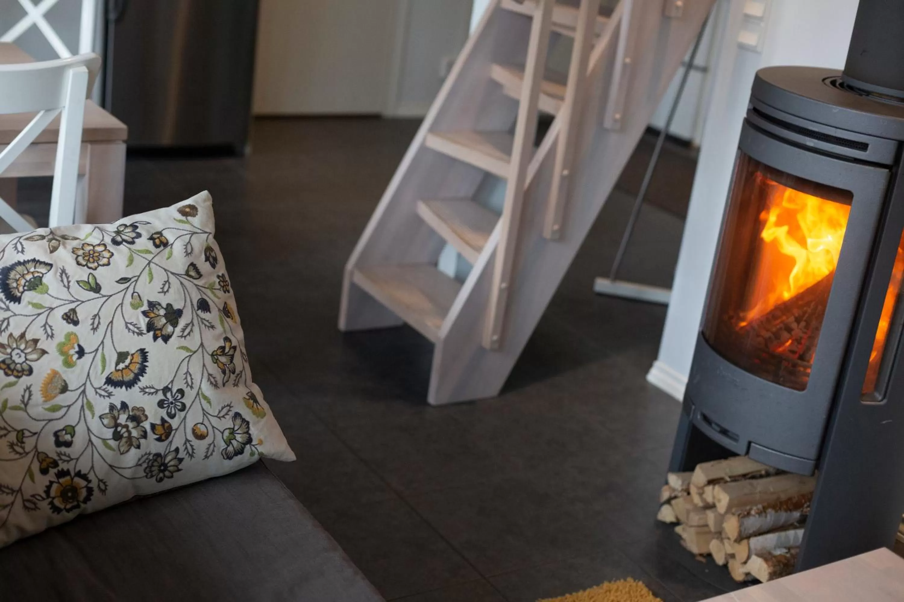 Living room in Varjola Holiday Center