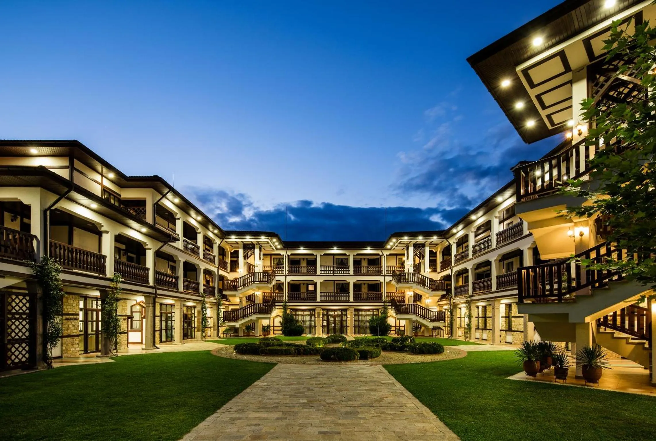 Garden view in SPA Hotel Ismena