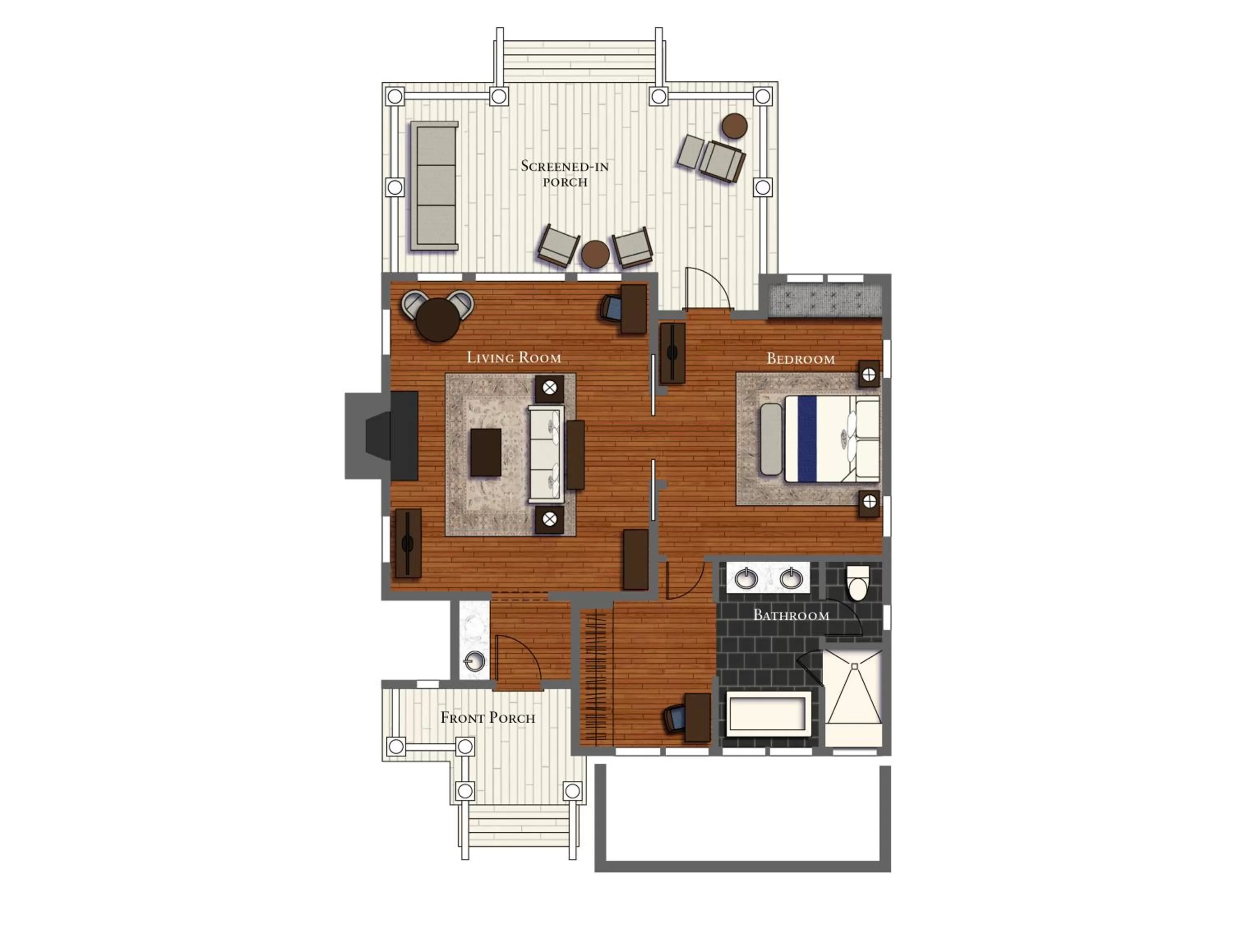 Floor plan in Montage Palmetto Bluff