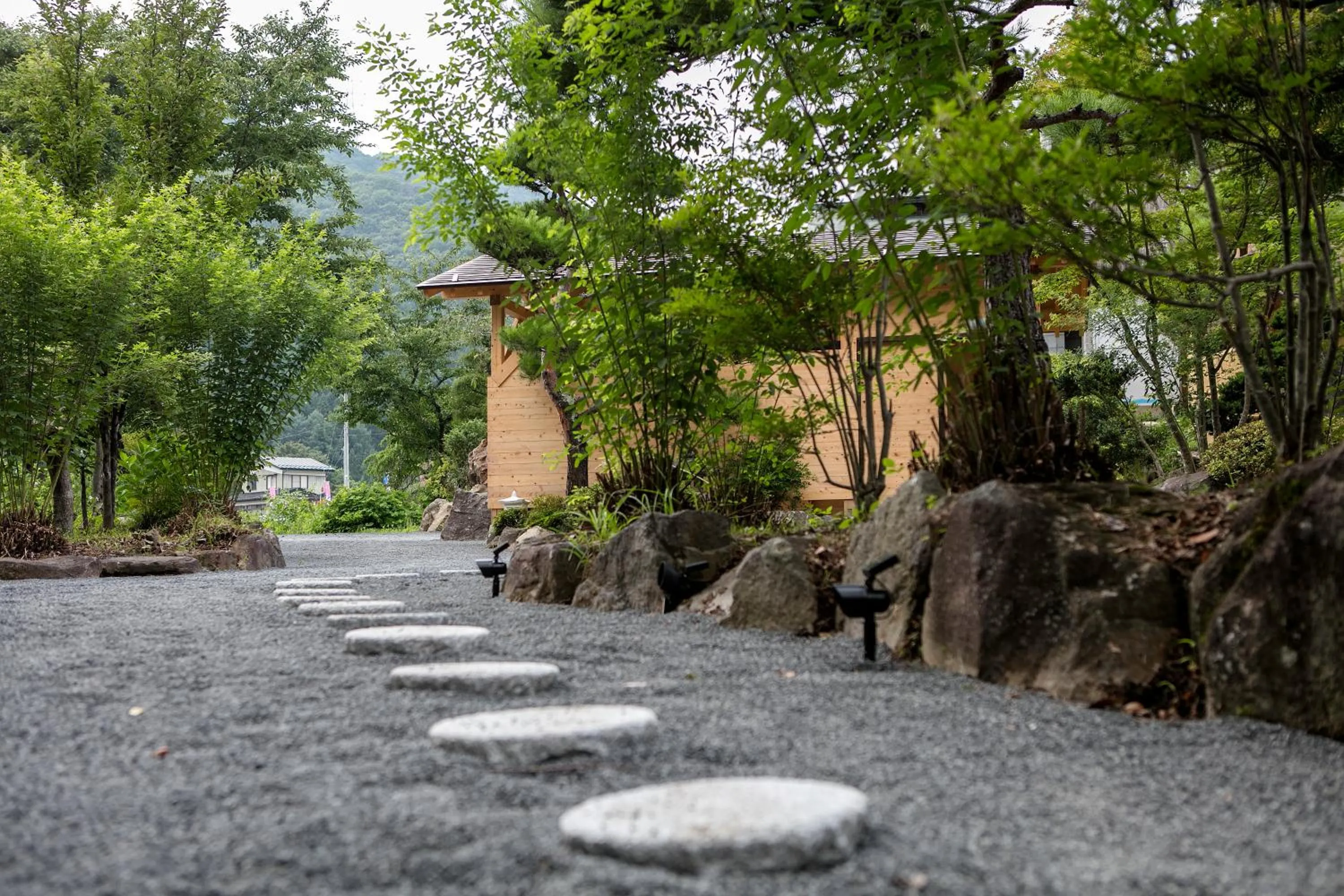 Hot Spring Bath in Ryokan Warabino