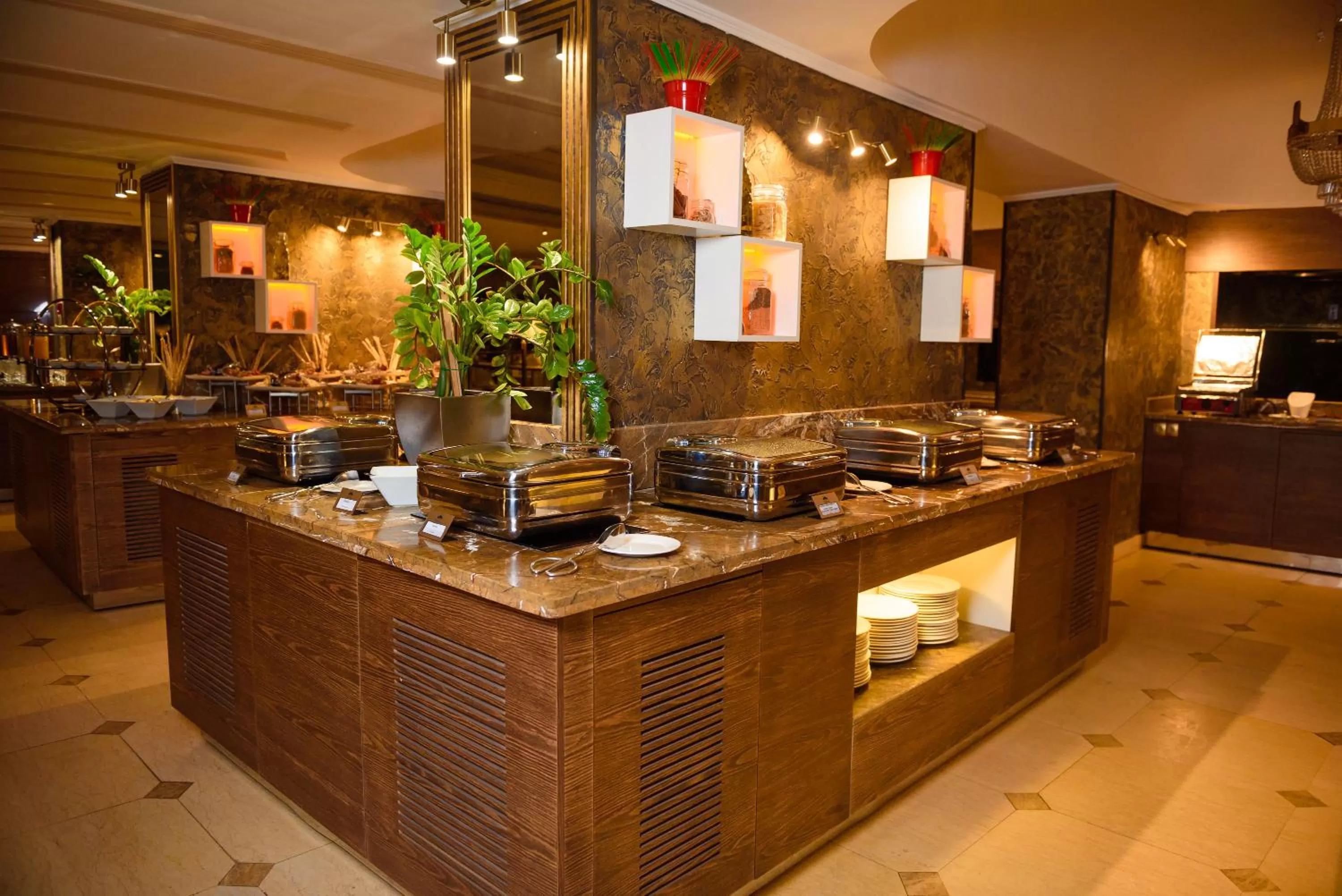 Buffet breakfast in Kazakhstan Express