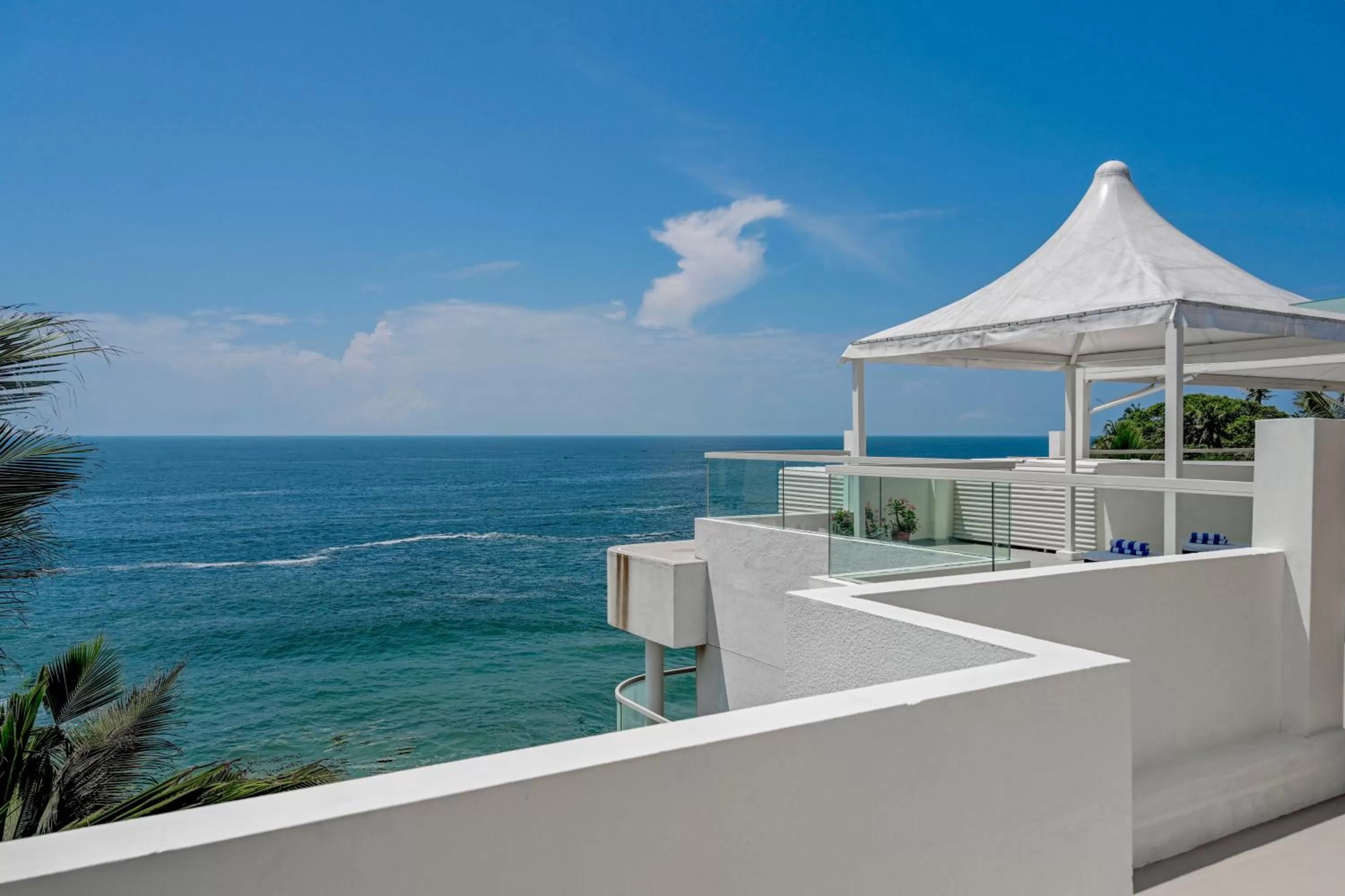 Balcony/Terrace in Rockholm at the Light House Beach