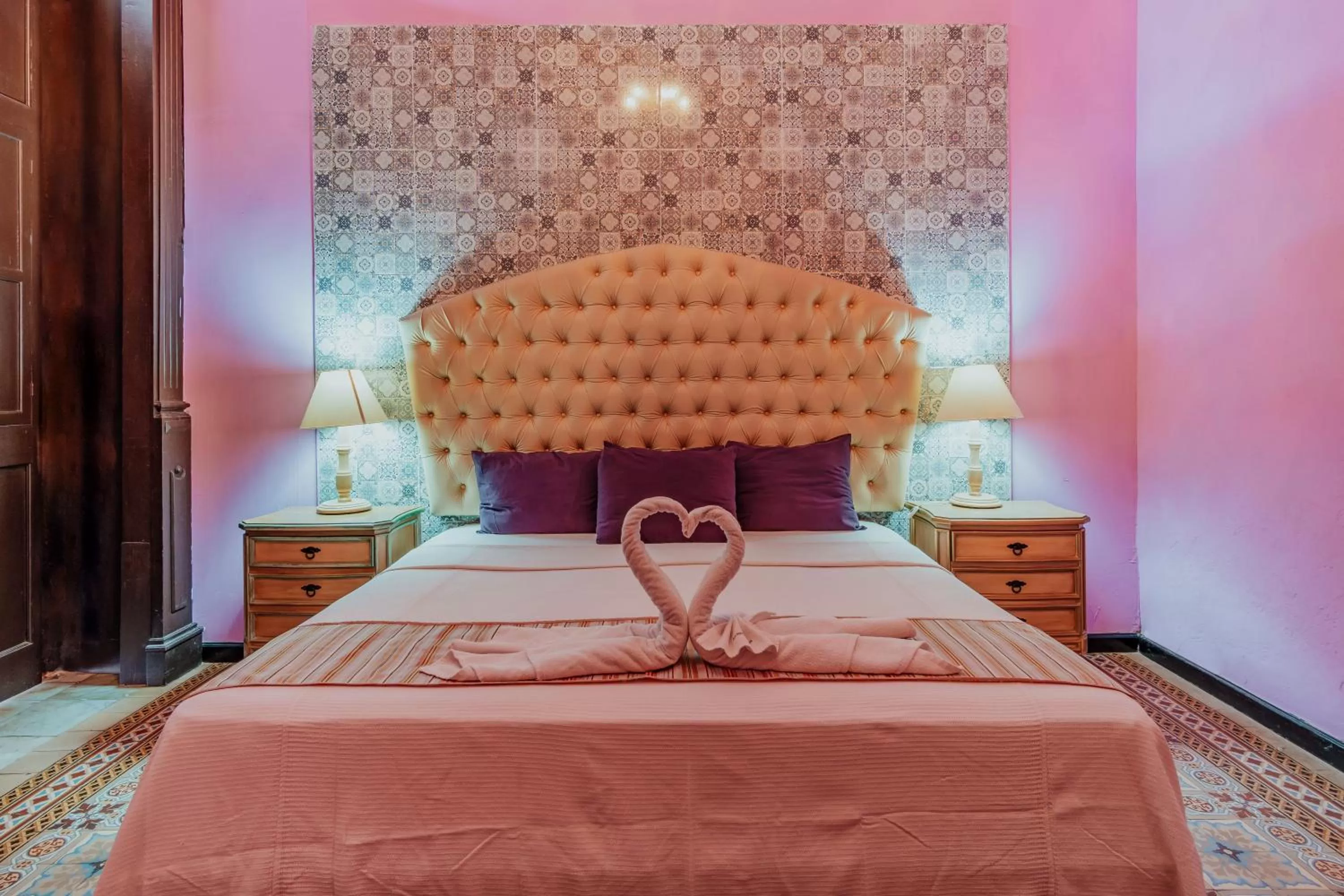 Bed in Hotel Lavanda CAS Merida