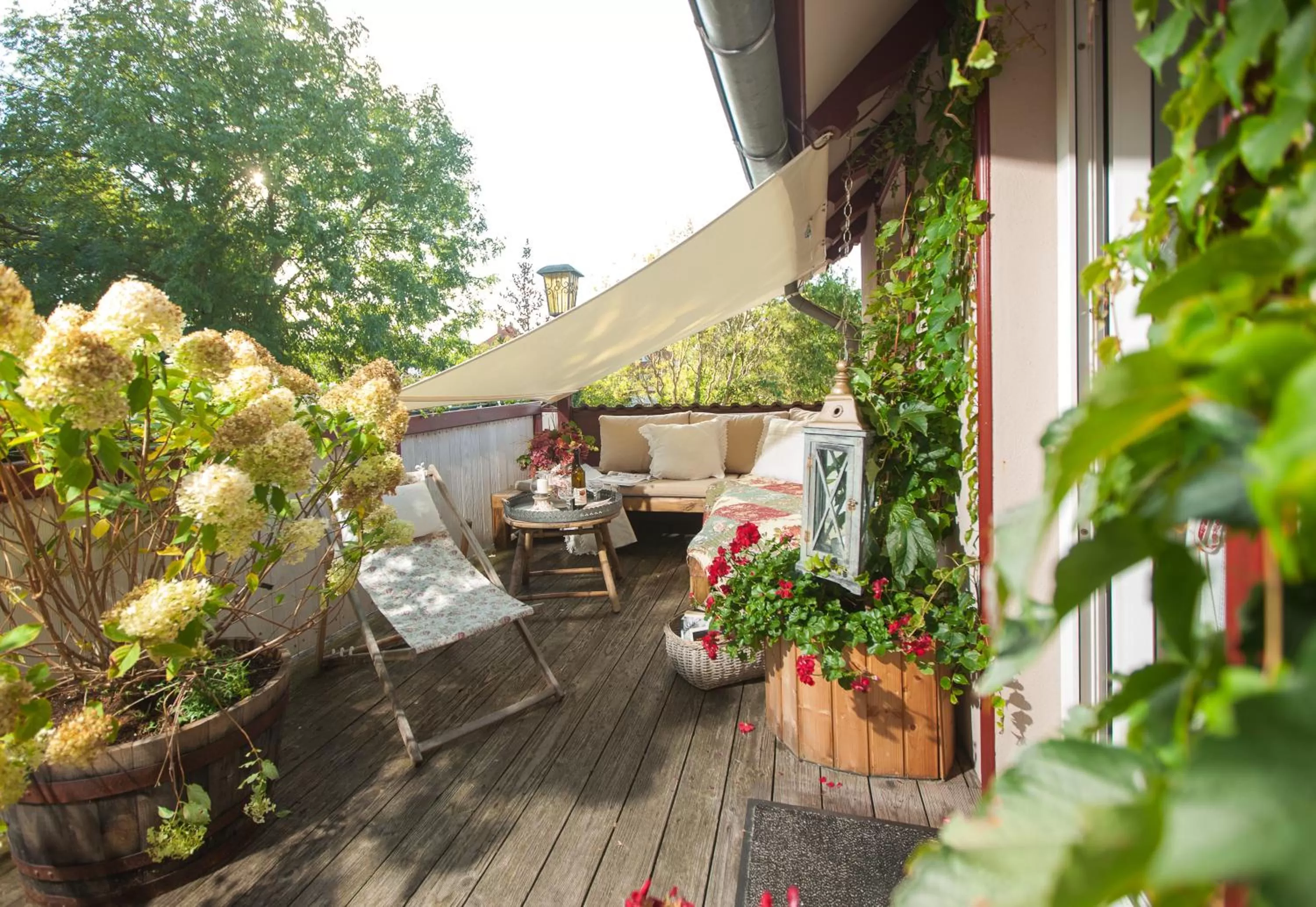 Balcony/Terrace in Weißt Du noch - Gästehäuser & Suiten