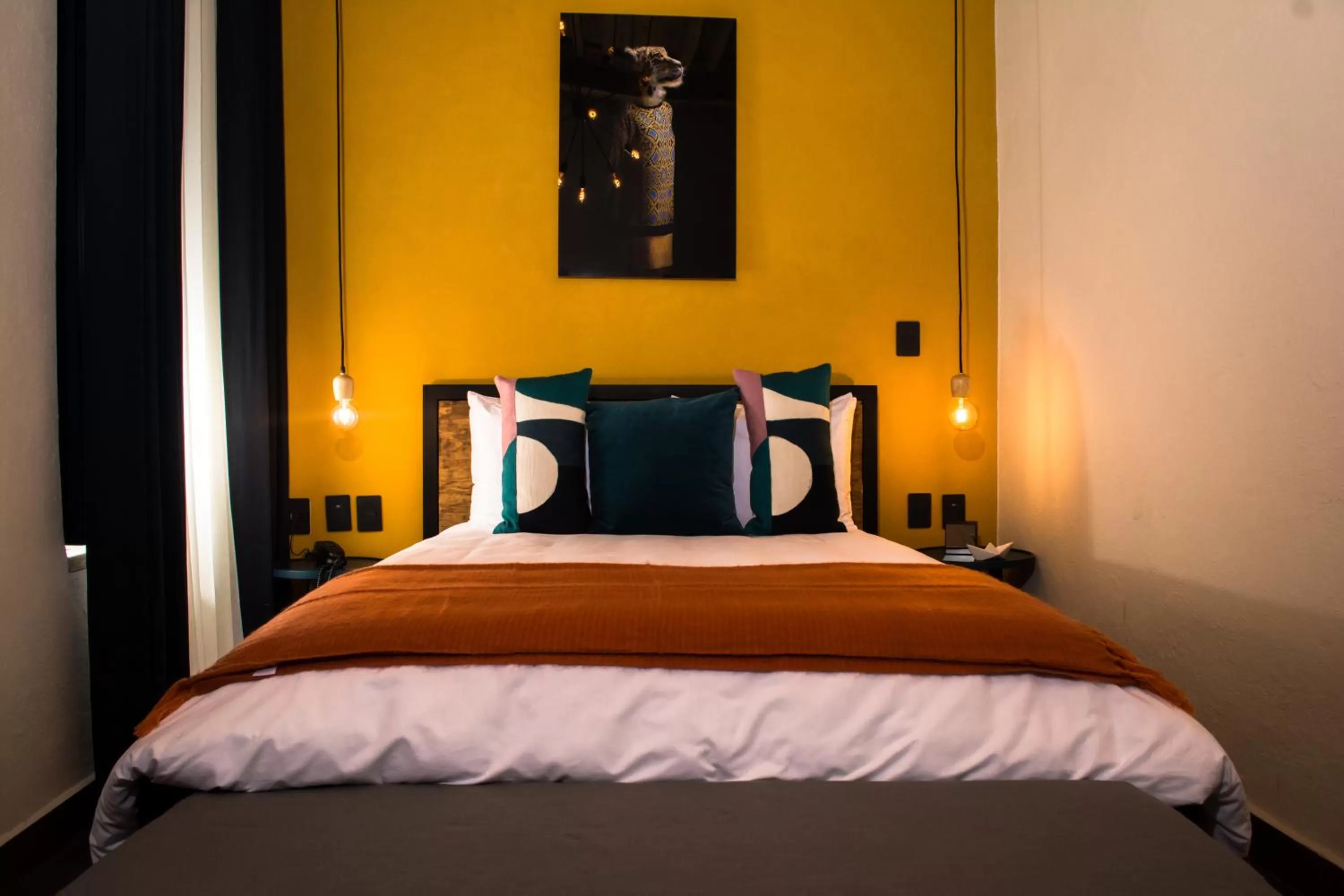 Bed in Antigua Trece Hotel Fusión & SPA