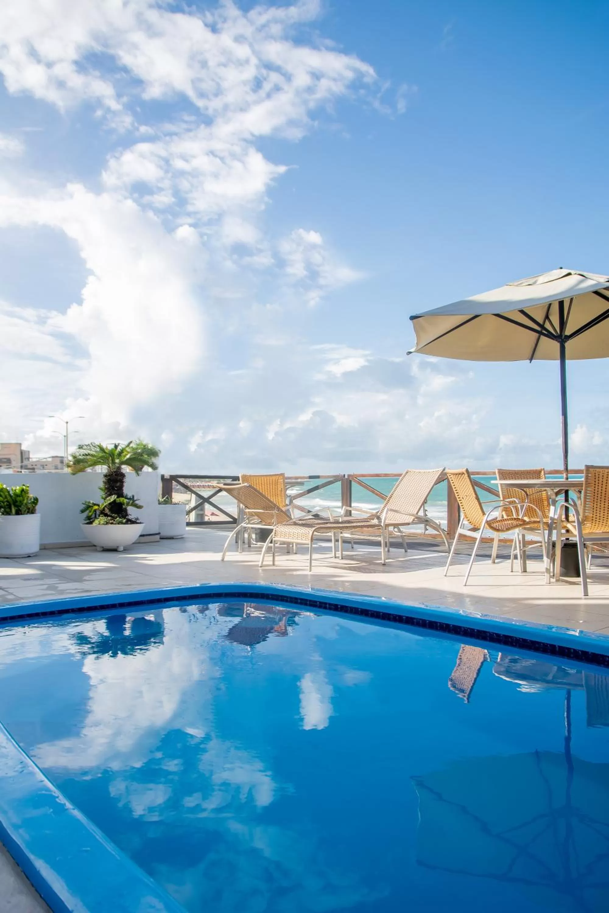Swimming pool in La Belle Beach Hotel