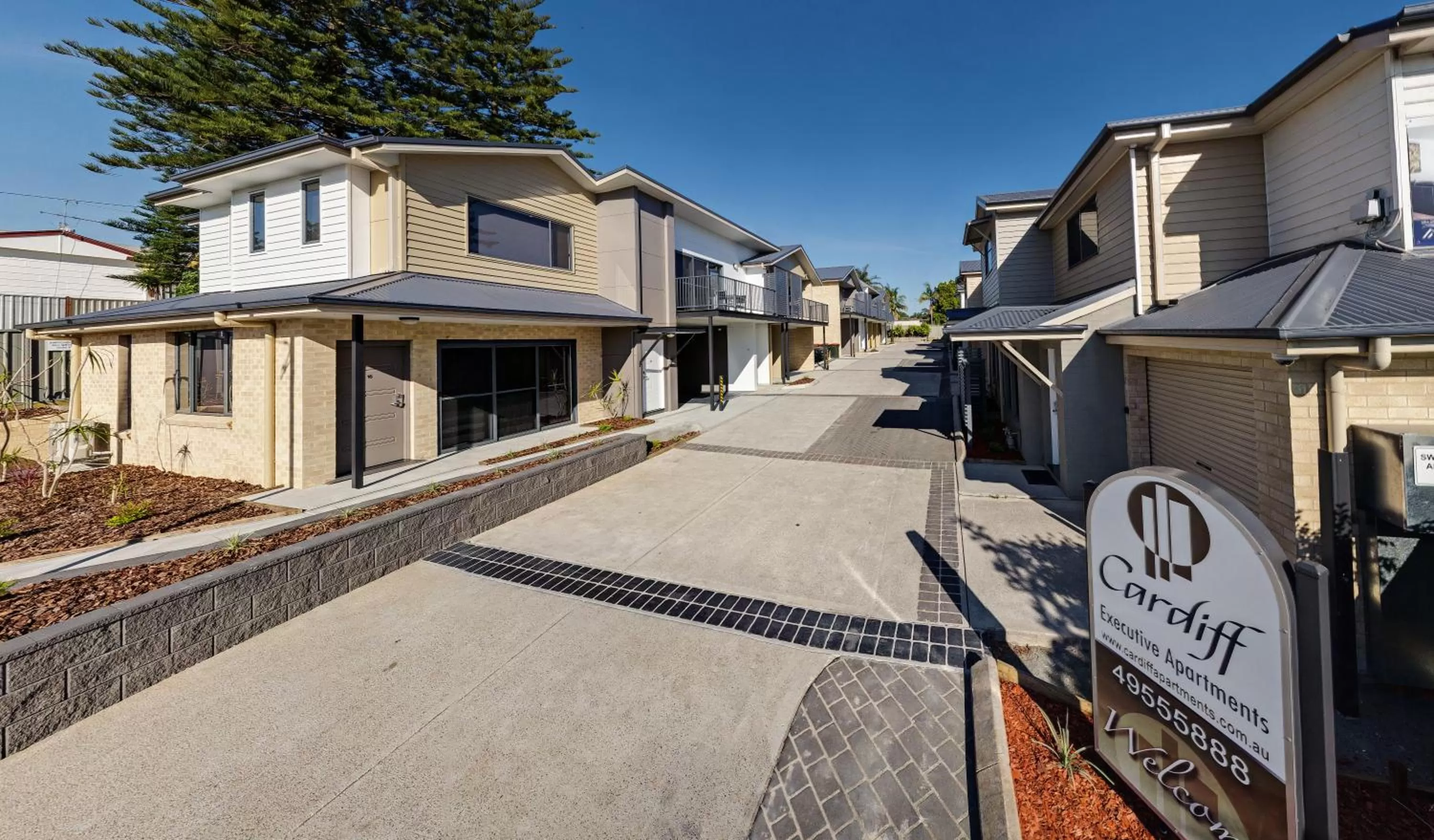 Facade/entrance in Cardiff Executive Apartments