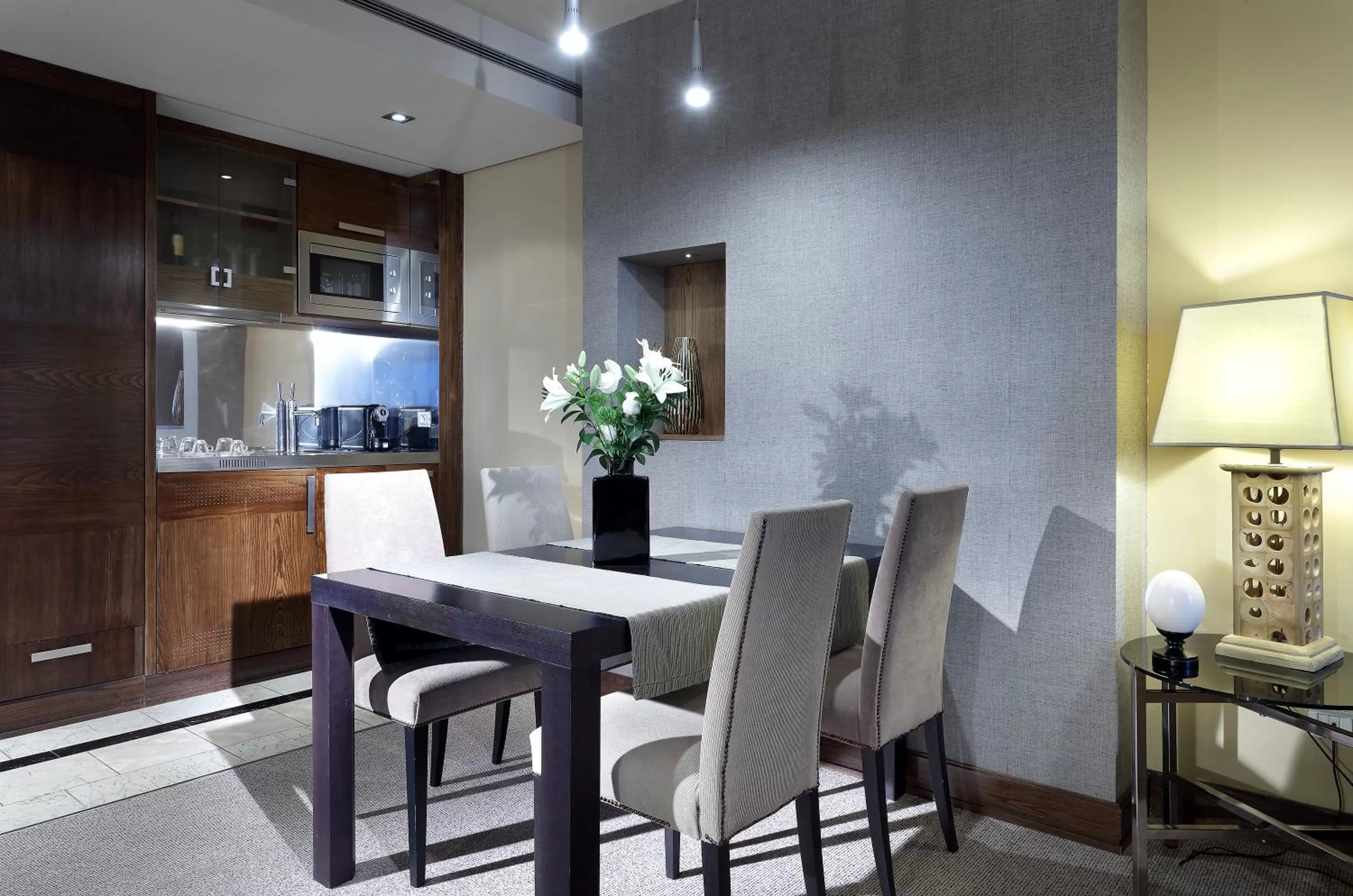 Kitchen or kitchenette in Eurostars Suites Mirasierra