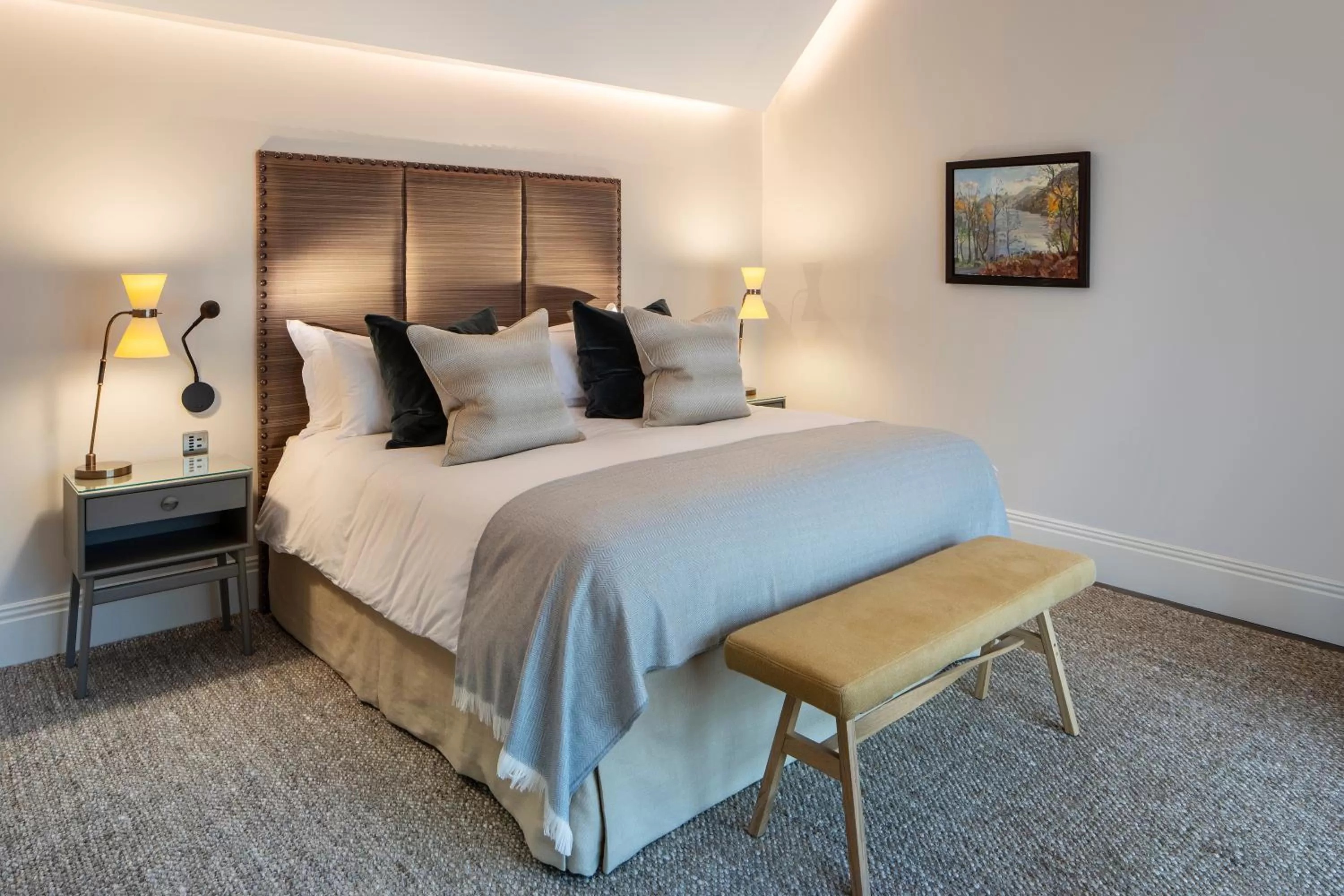 Bedroom, Bed in Linthwaite House Hotel