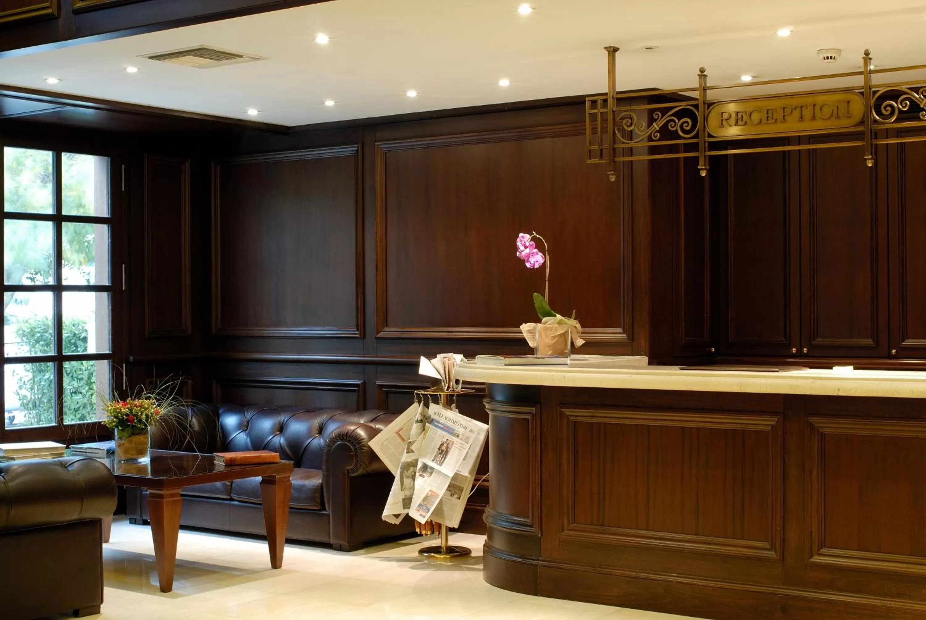 Lobby or reception in Hera Hotel