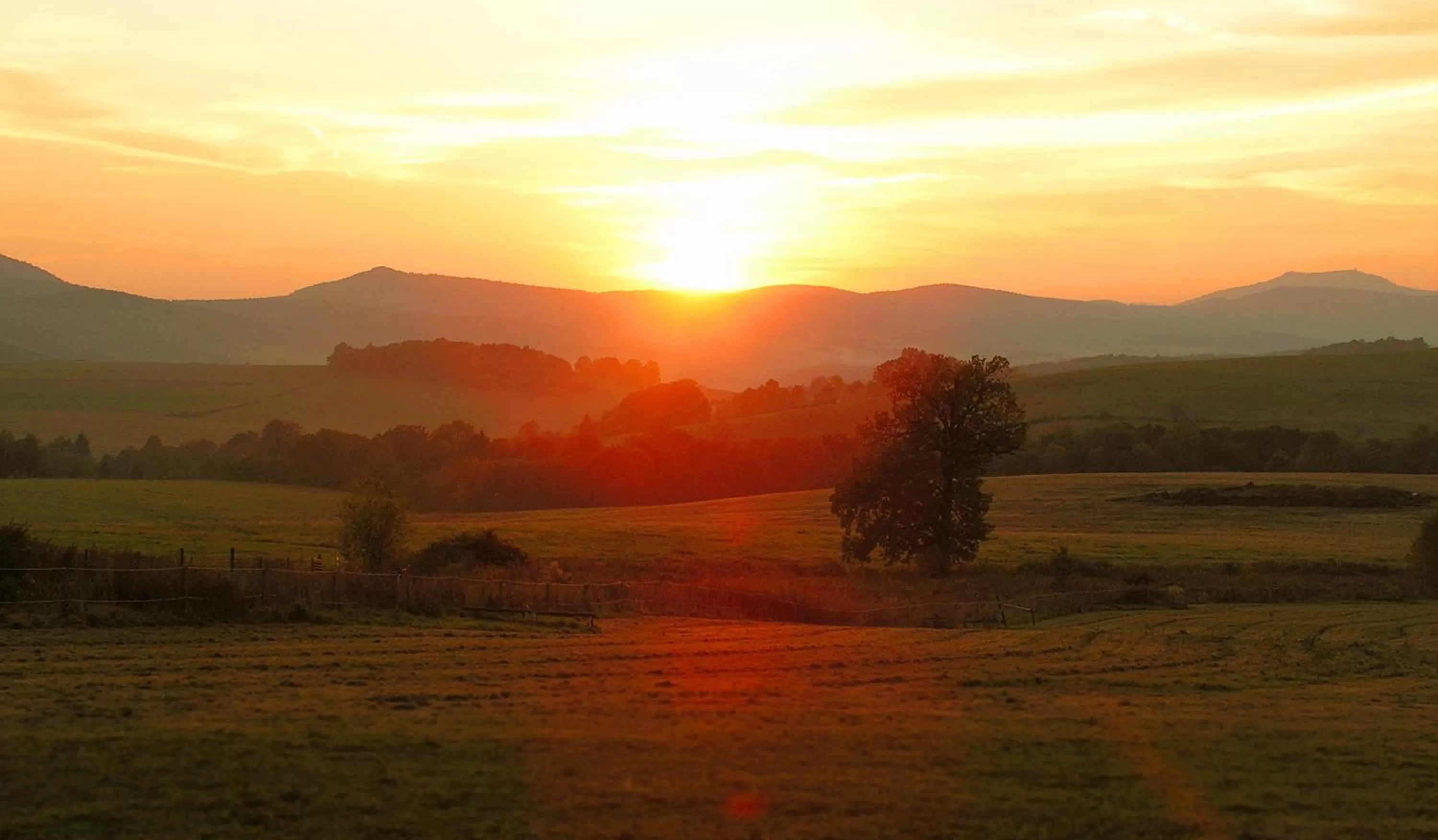 Natural landscape in Hotel Farma Vysoká
