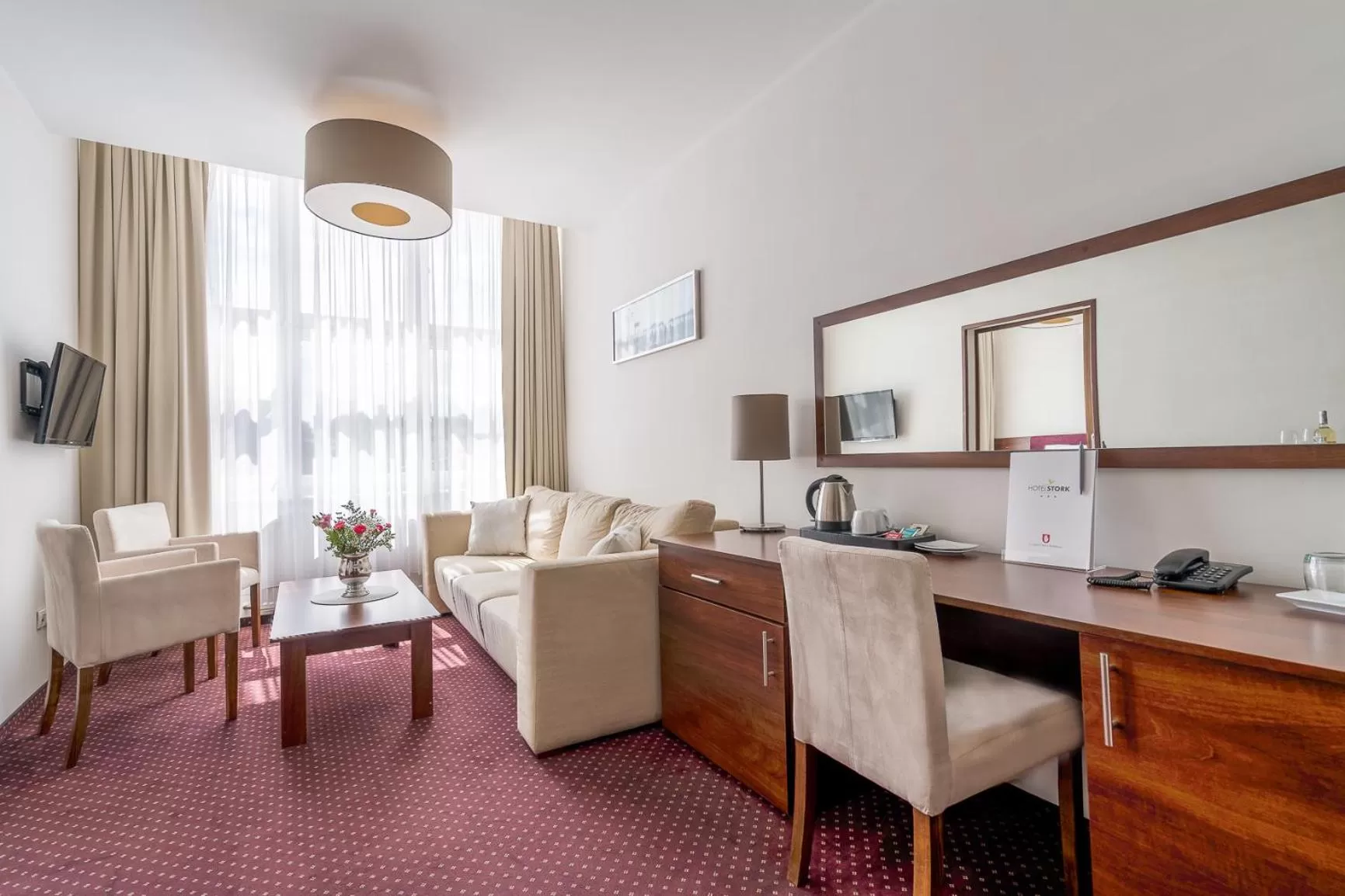 Photo of the whole room in Hotel Stork