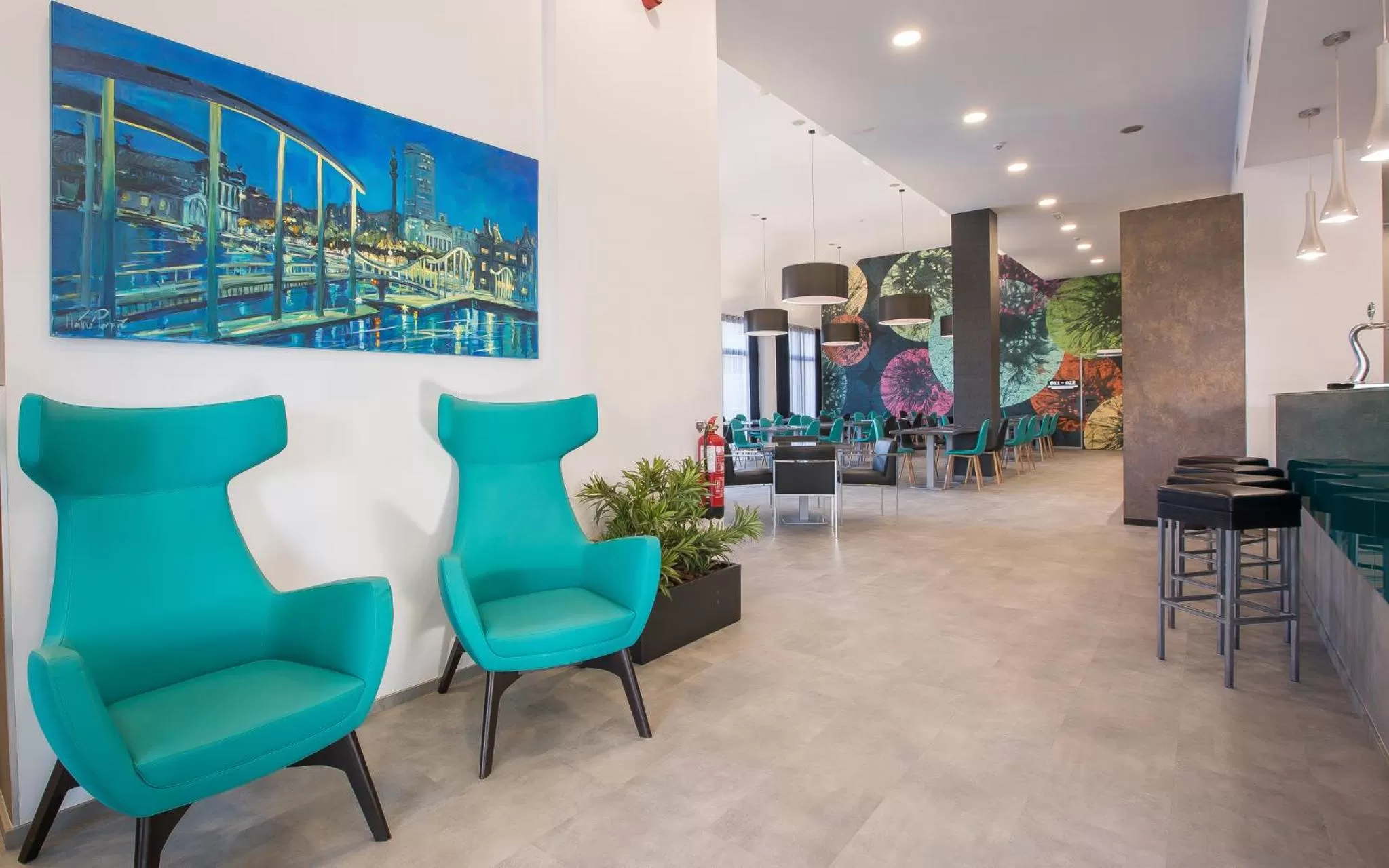 Lobby or reception in Hotel Venture Sant Cugat