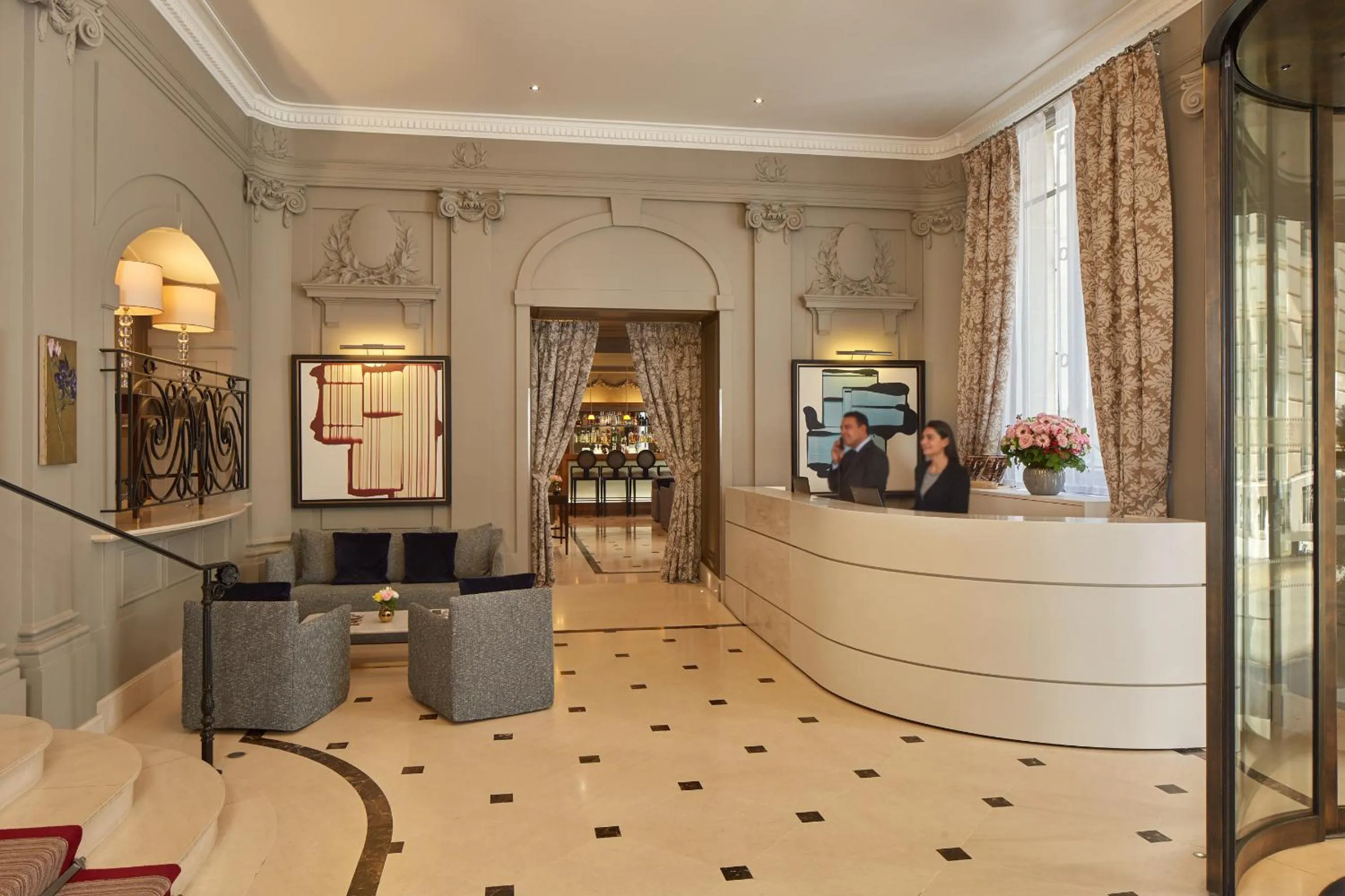 Lobby or reception in Majestic Hotel Spa - Champs Elysées