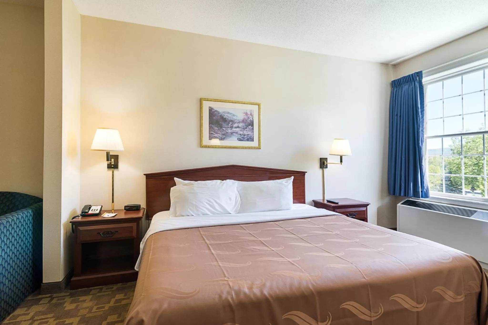 Bedroom, Bed in Quality Inn & Suites Schoharie near Howe Caverns