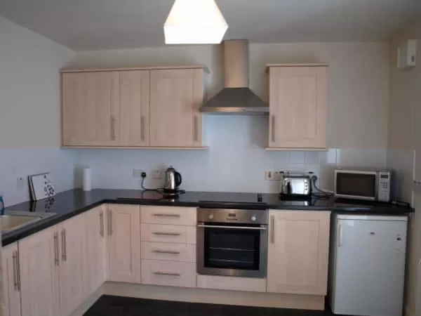 Kitchen or kitchenette in Mackays Hotel