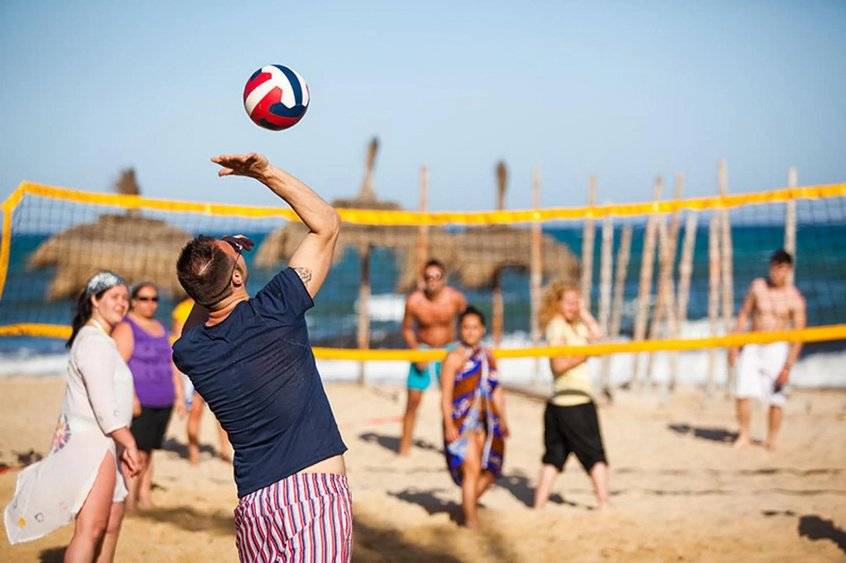 Beach in El Mouradi Hammamet