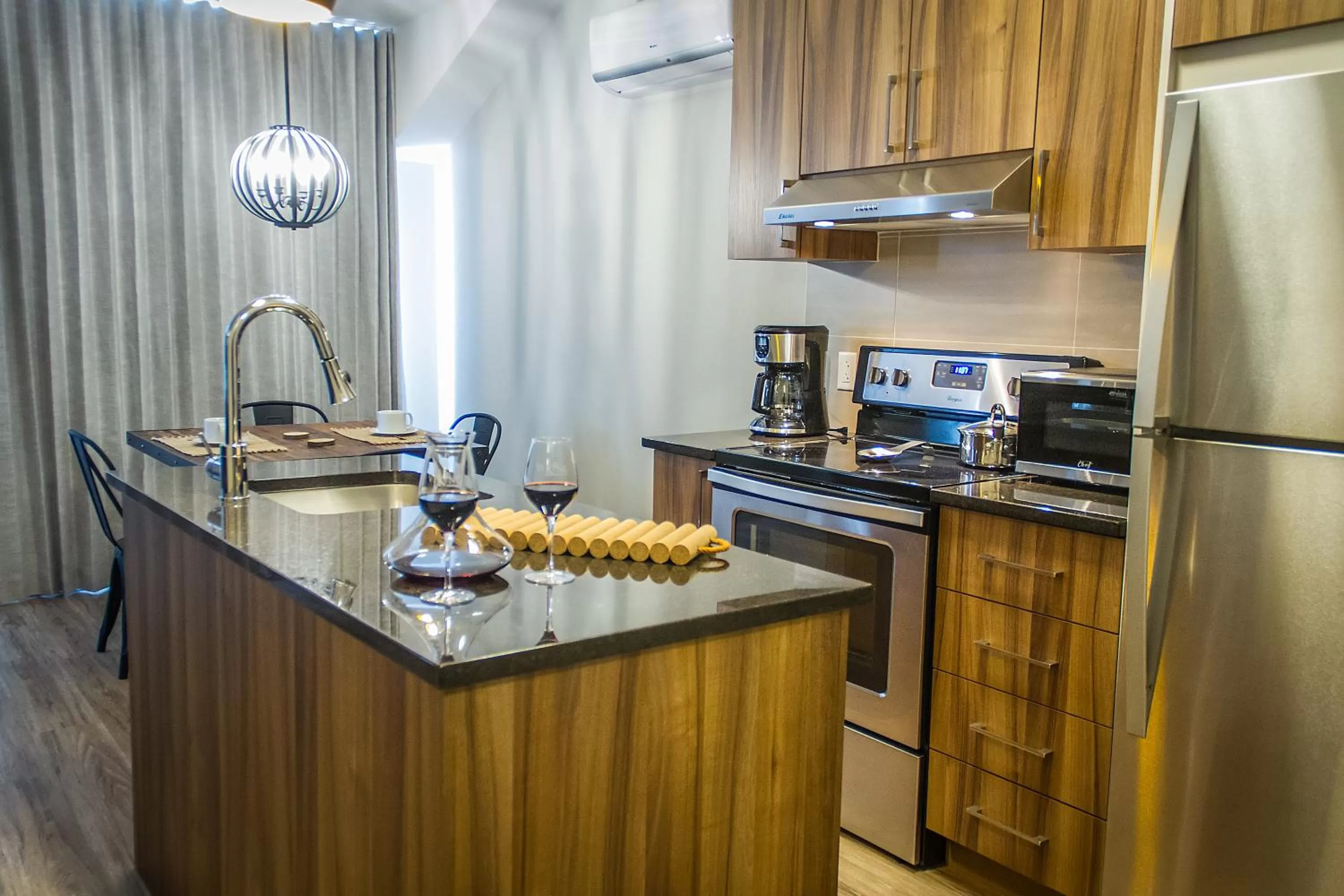 Kitchen or kitchenette in Le Viking Resort