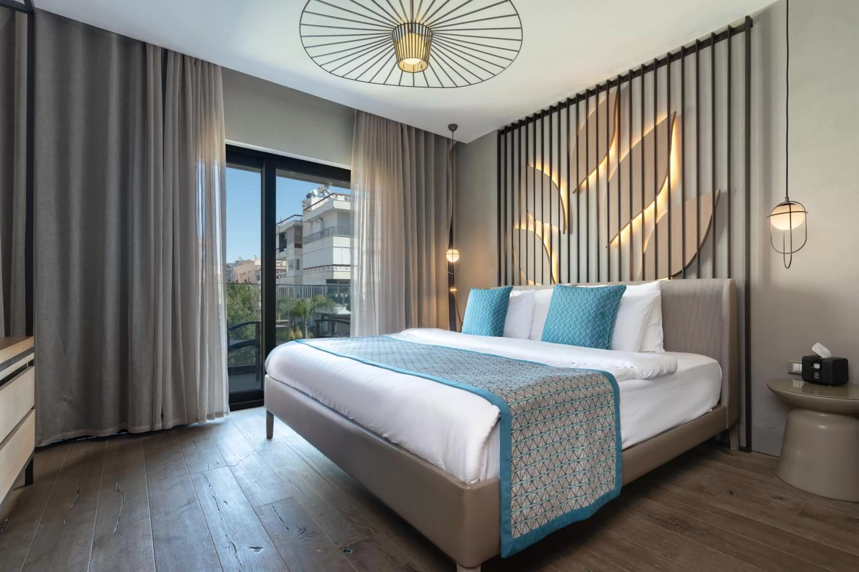 Patio, Bed in Perge Hotels - Adult Only 18 plus