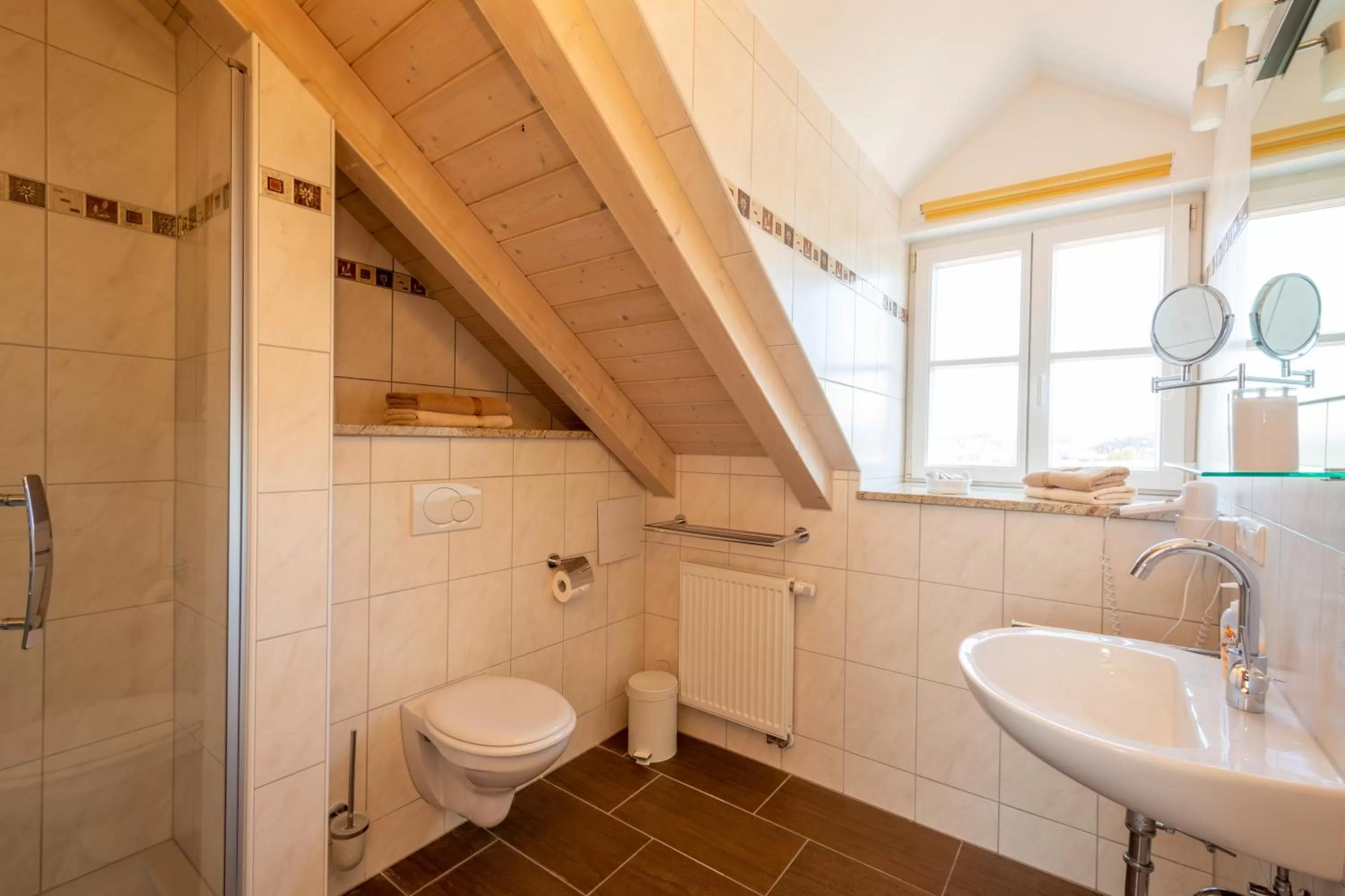 Shower in Boutique Hotel Angerer