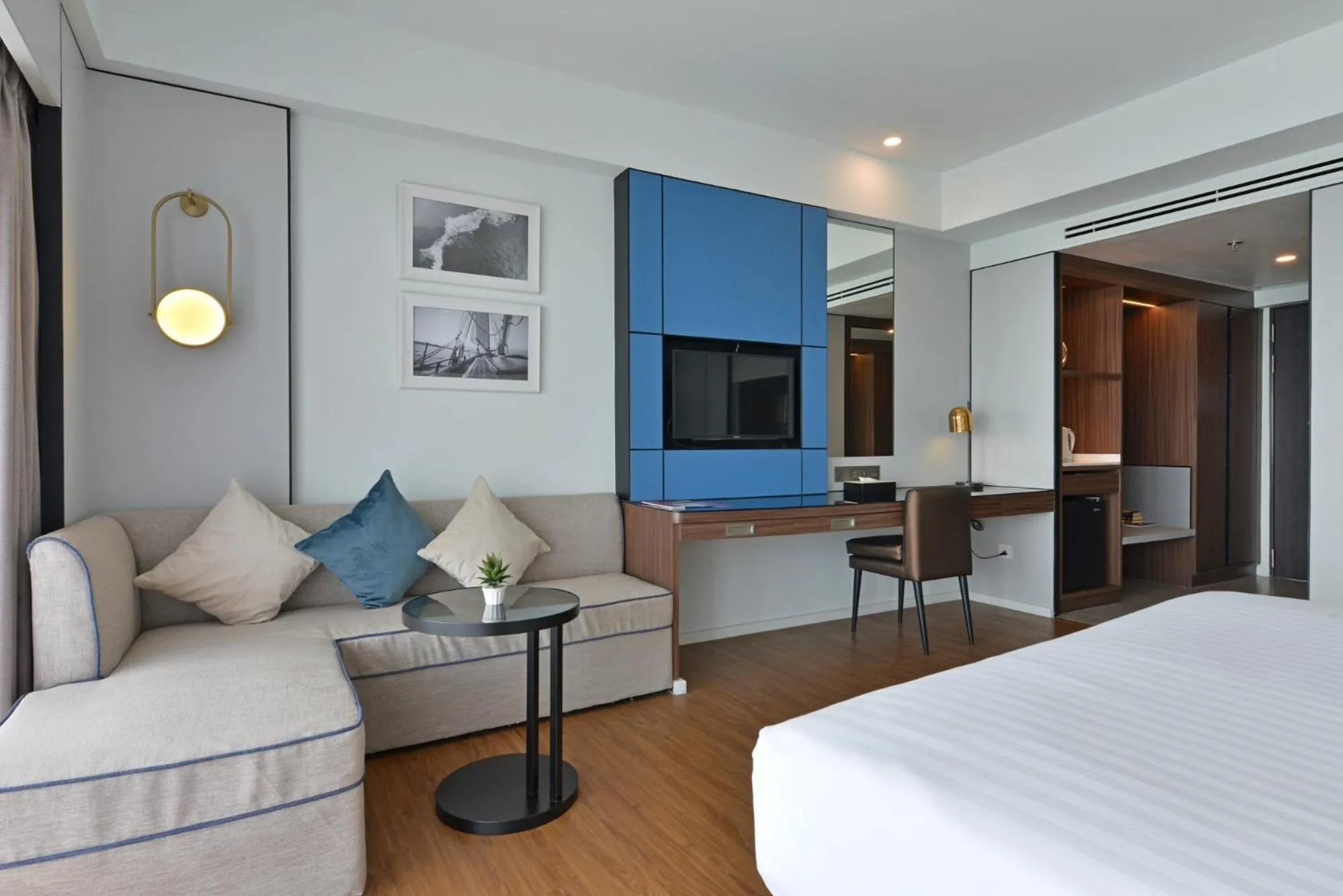 Bed in D Varee Jomtien Beach, Pattaya