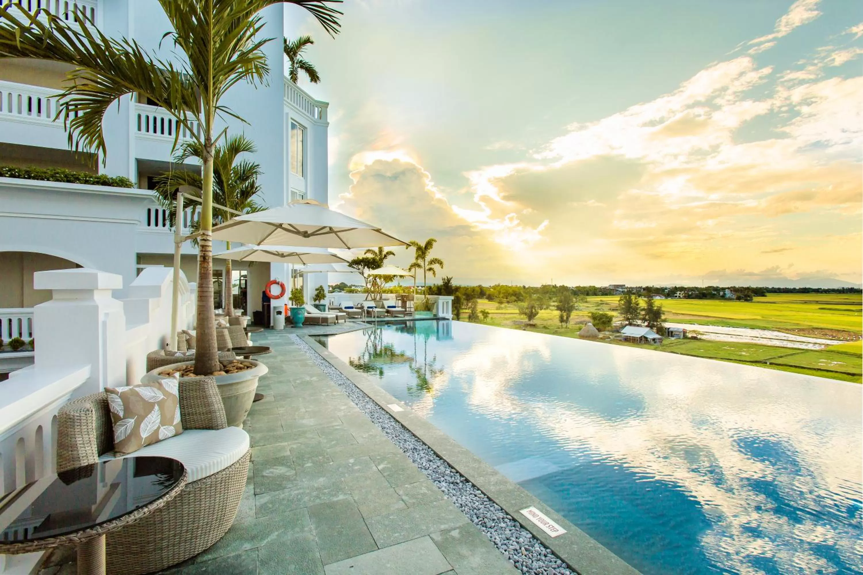 Swimming pool in Lasenta Boutique Hotel Hoian