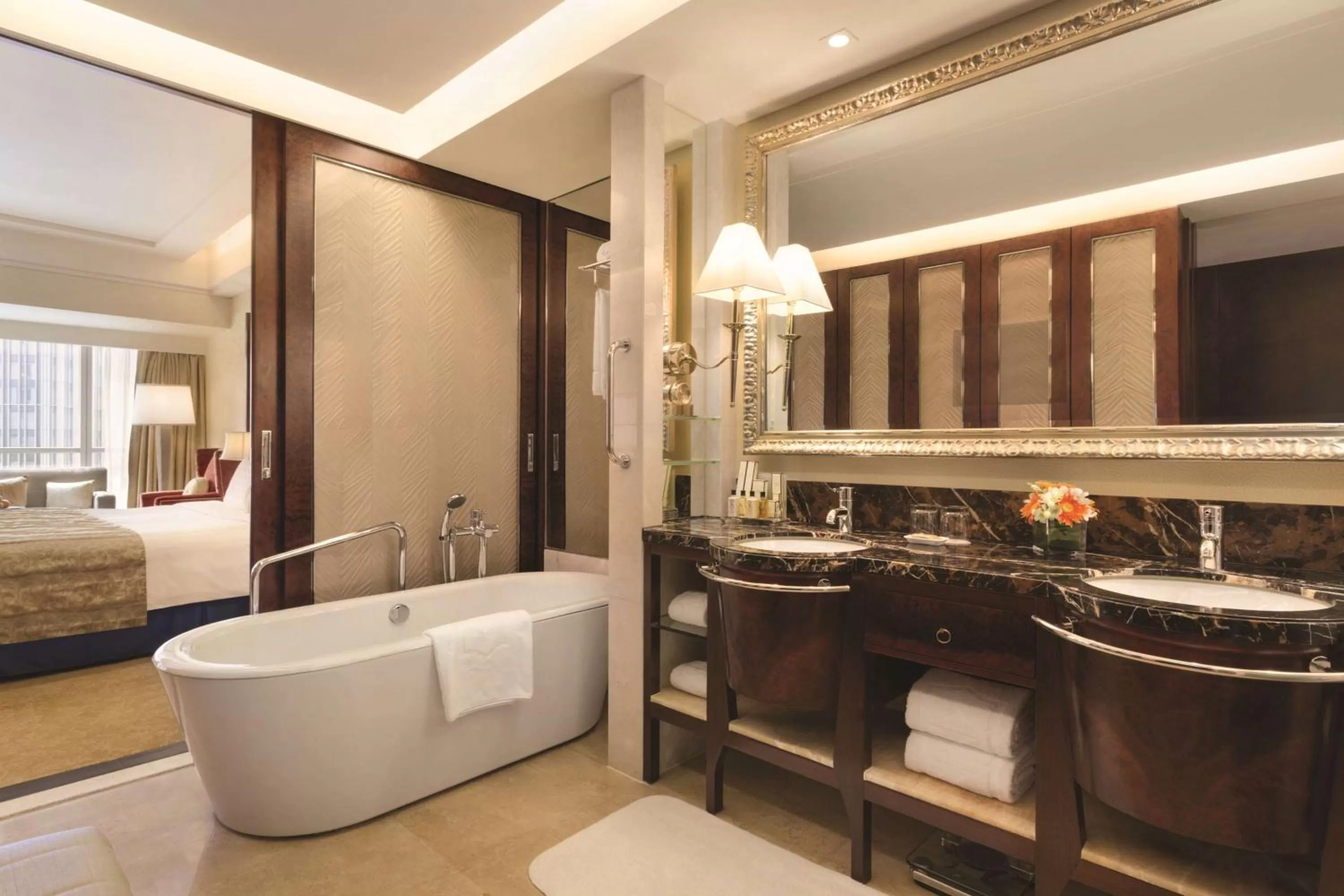 Bathroom in Shangri-La Qingdao - May Fourth Square