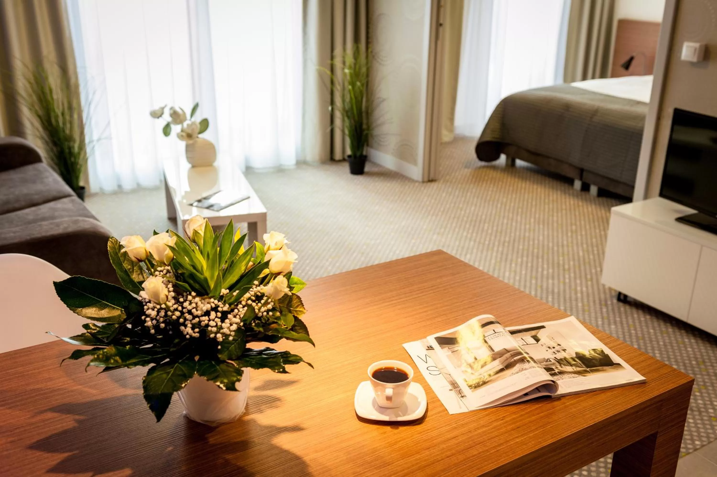 Living room, Bed in Invite