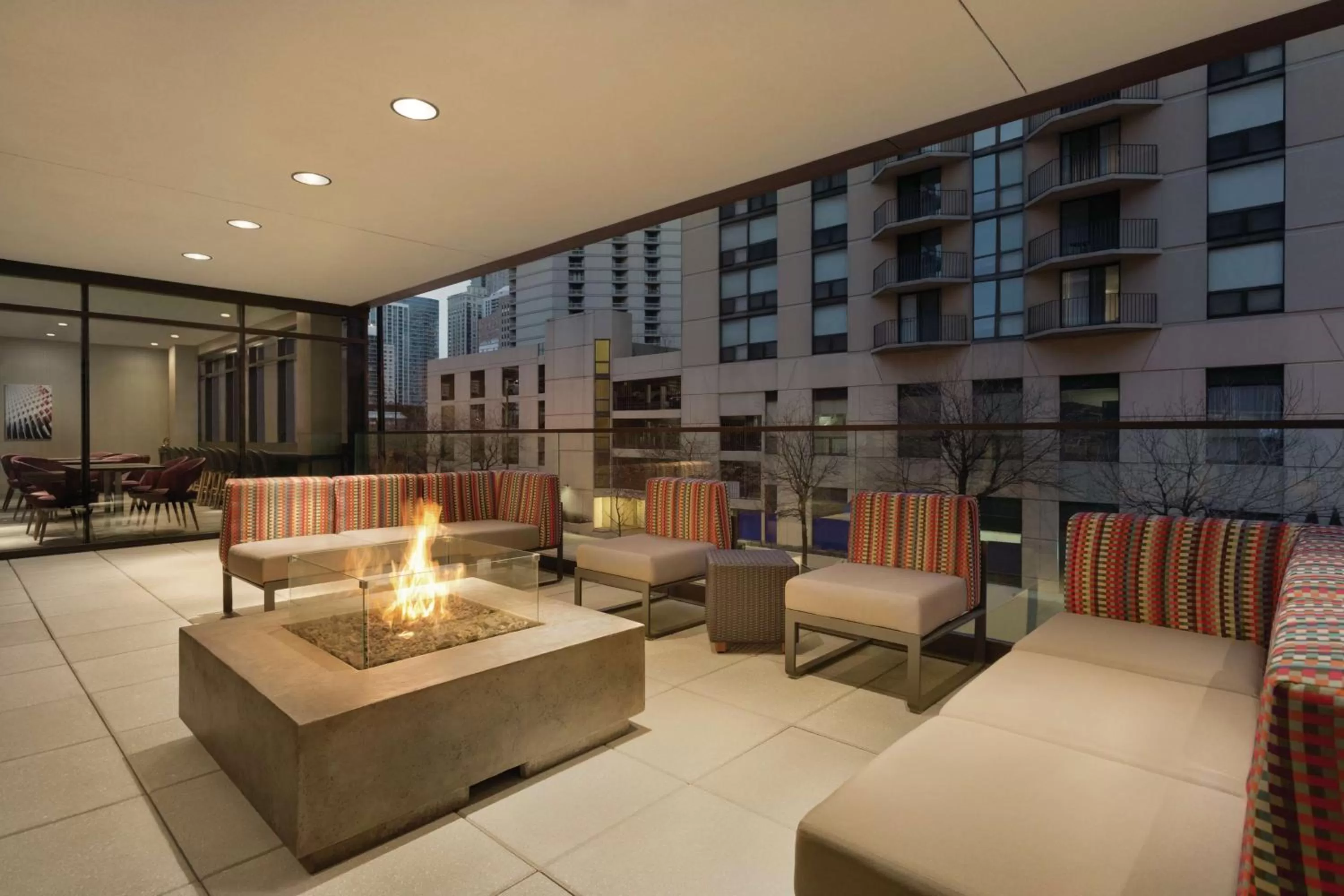 Patio in Home2 Suites By Hilton Chicago River North
