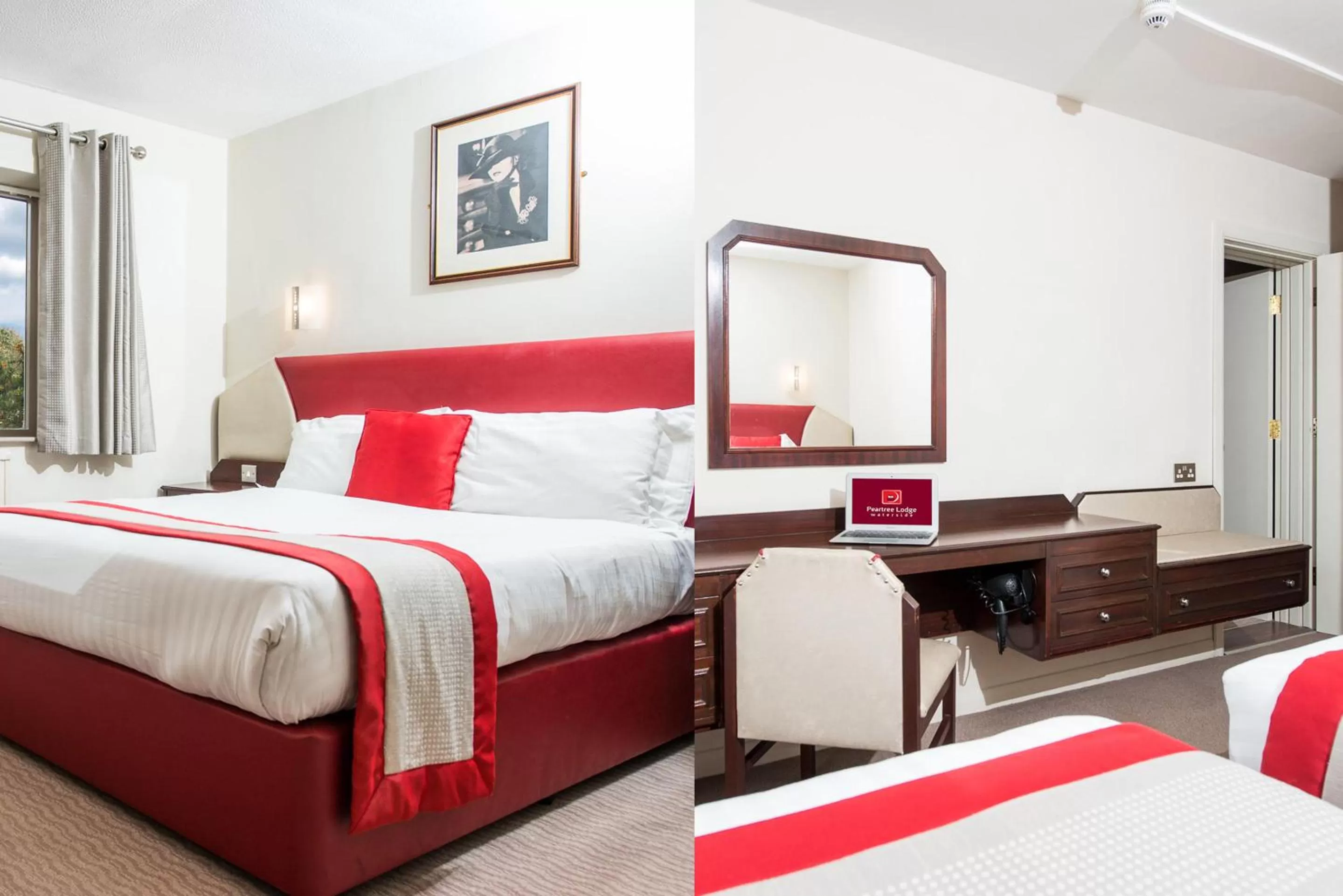 Bed in Peartree Lodge Waterside