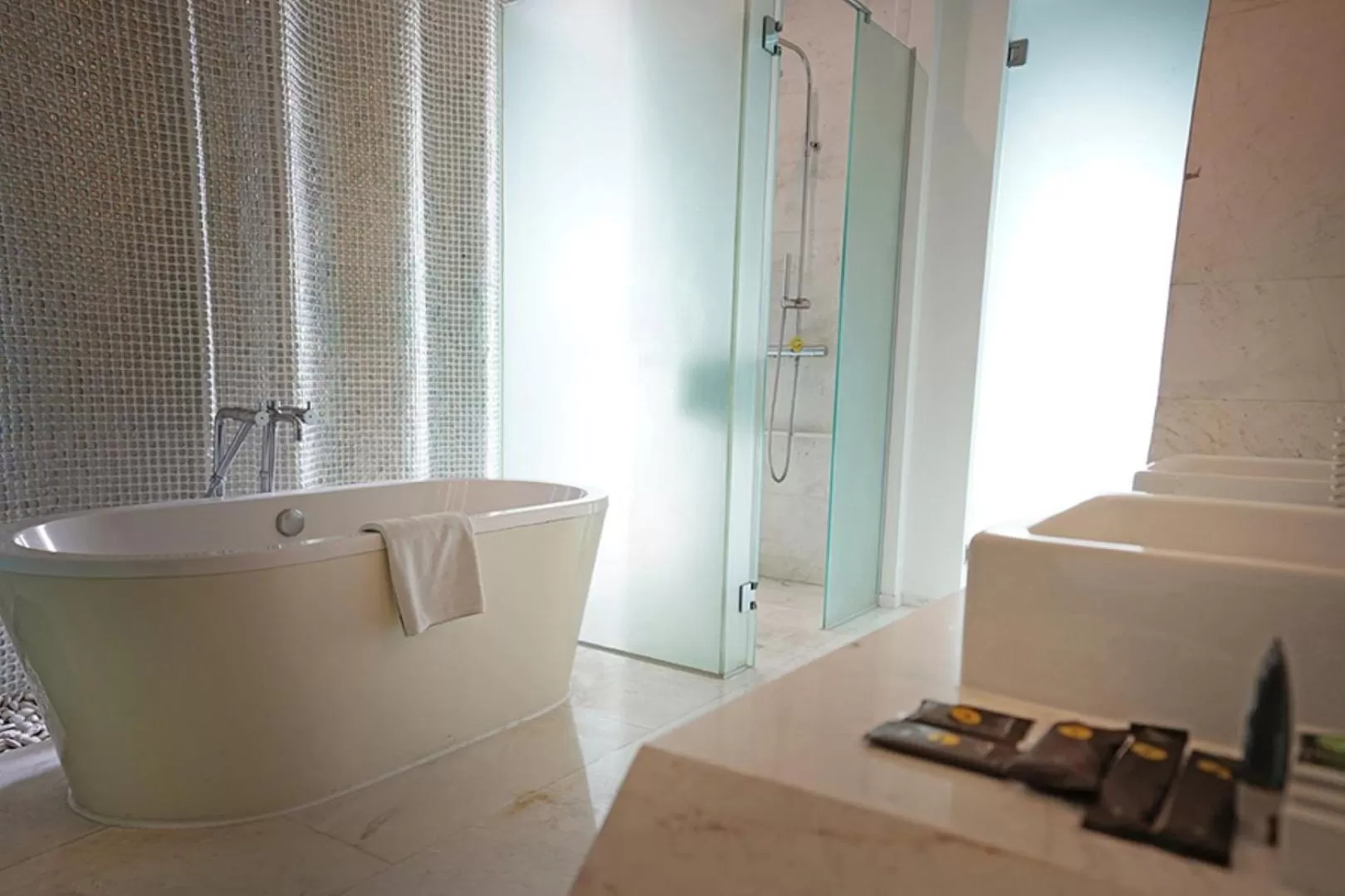 Bathroom in Novotel Lampung