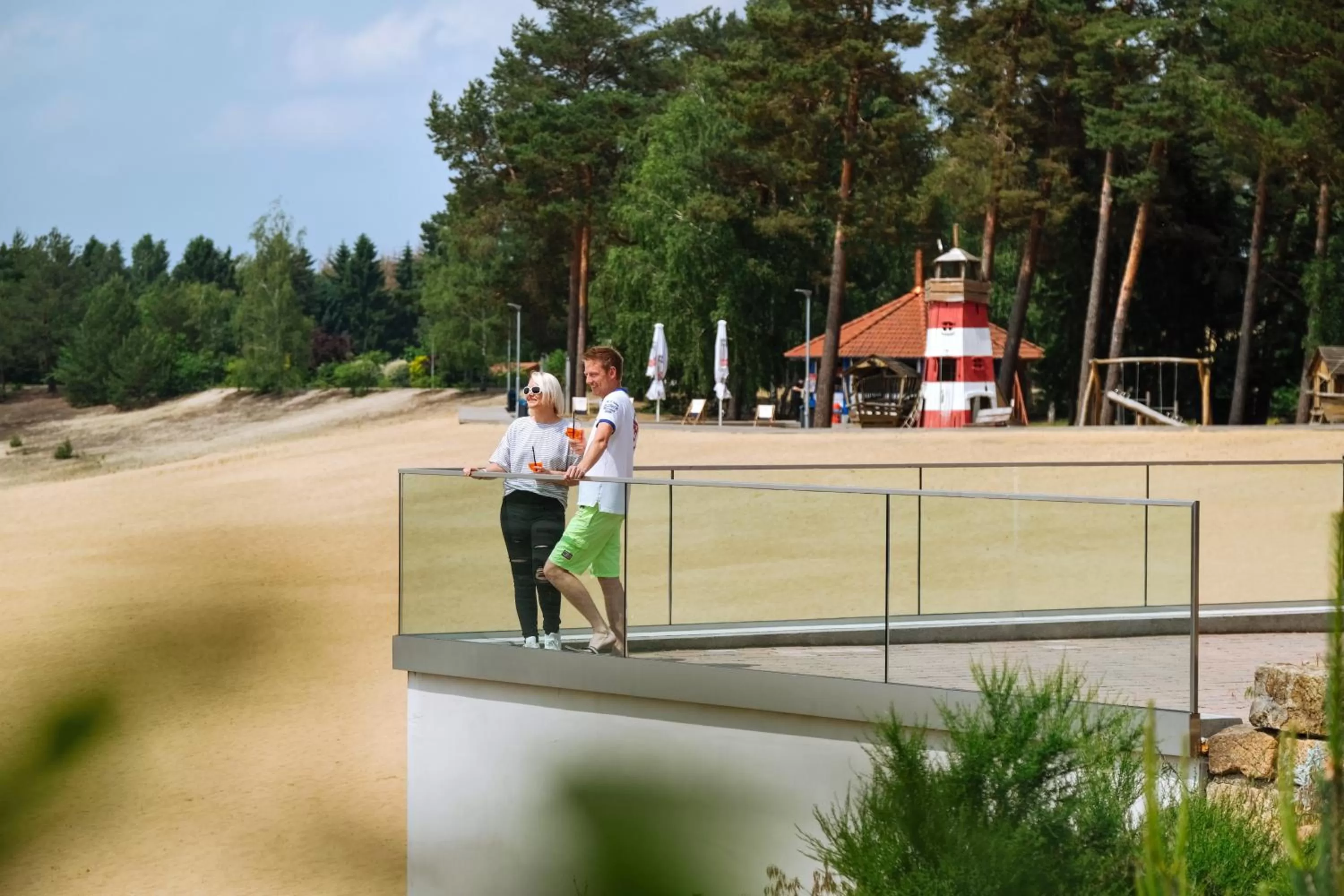 Beach in Bernsteinsee Hotel&Ferien