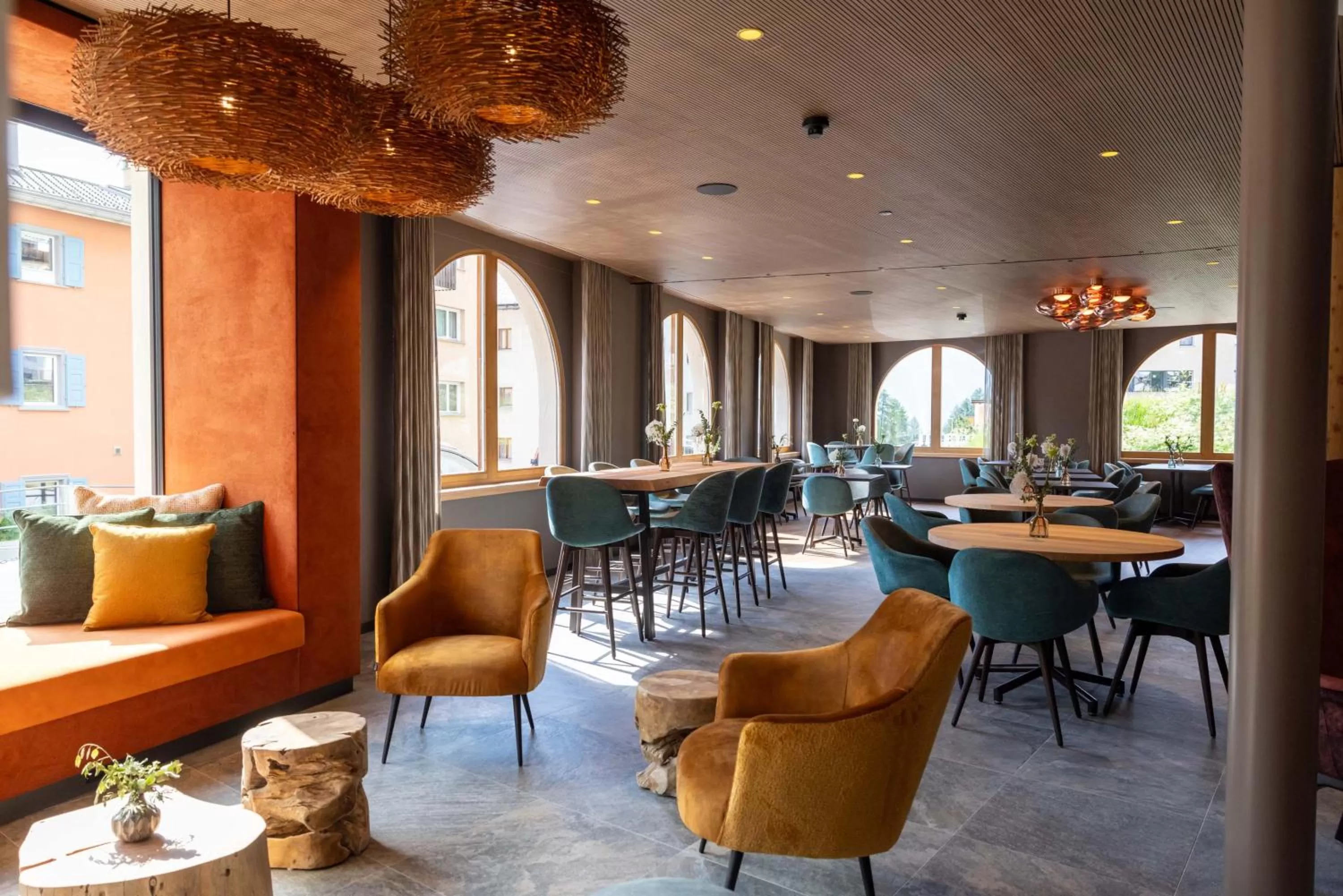 Lobby or reception in Hotel Garni Chesa Mulin