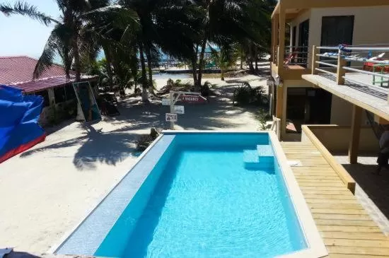 Swimming Pool in Beach Side Condos Caye Caulker by CCVH