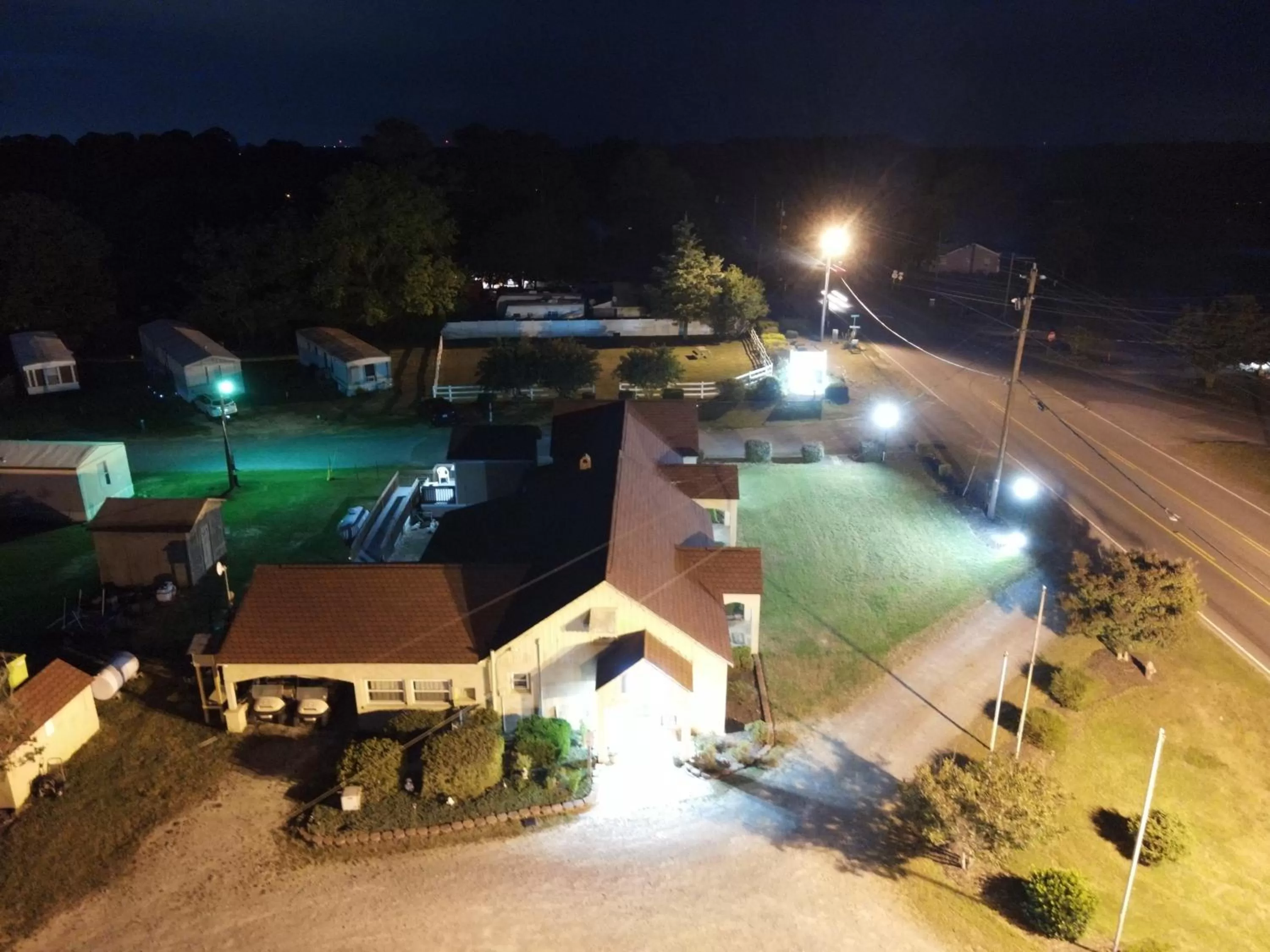Bird's eye view in Four Oaks Lodging