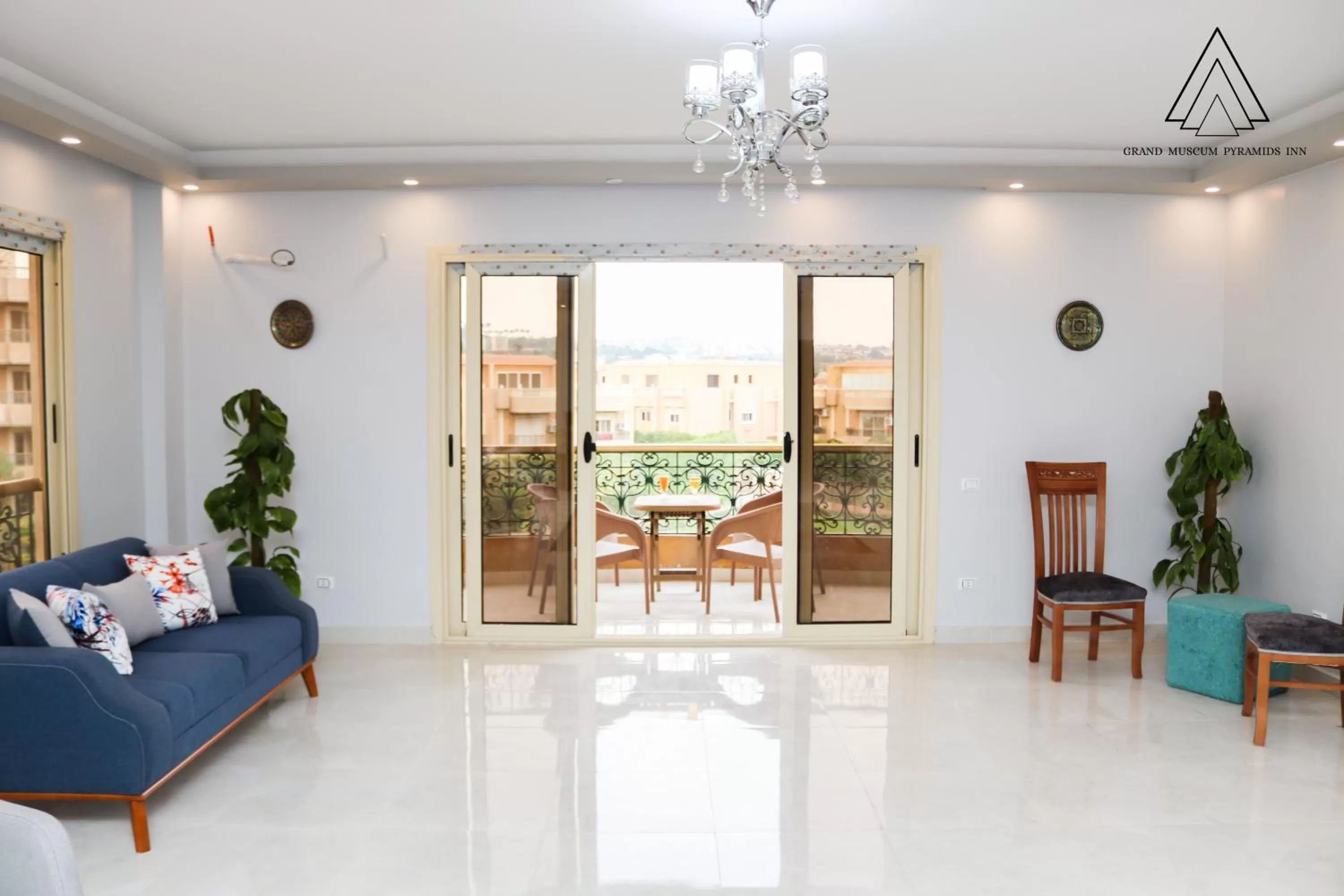 Living room in Grand Museum Pyramids Inn