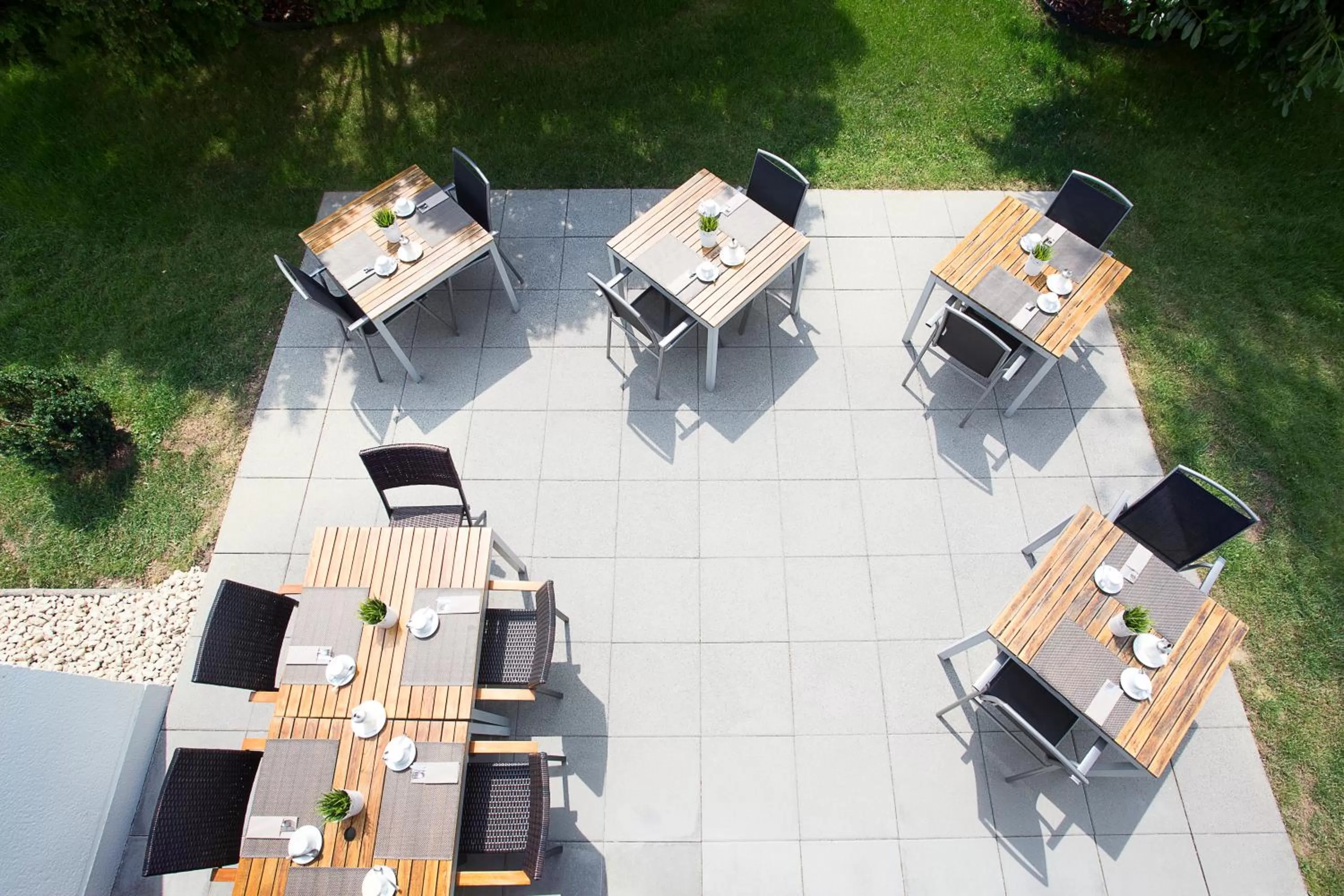 Patio in Hotel Löwenguth - Das freundliche gemütliche Budget Hotel