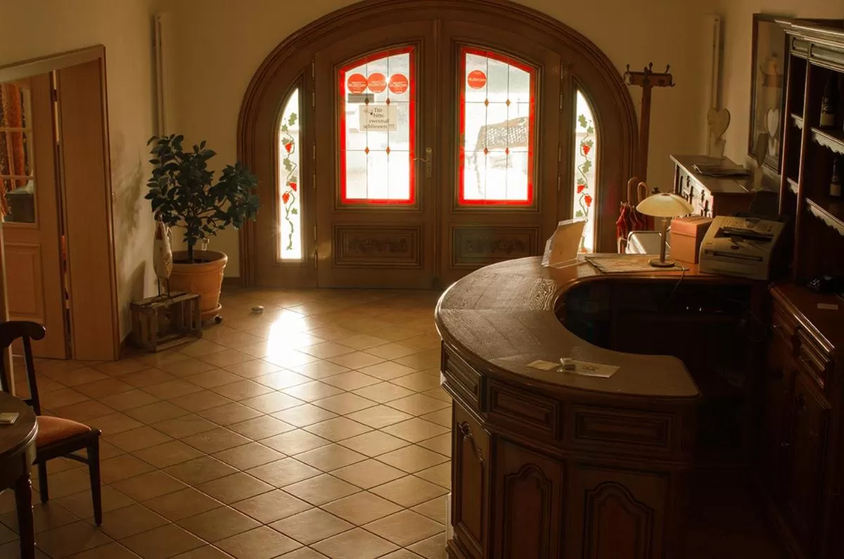 Lobby or reception in Gästehaus Vinetum