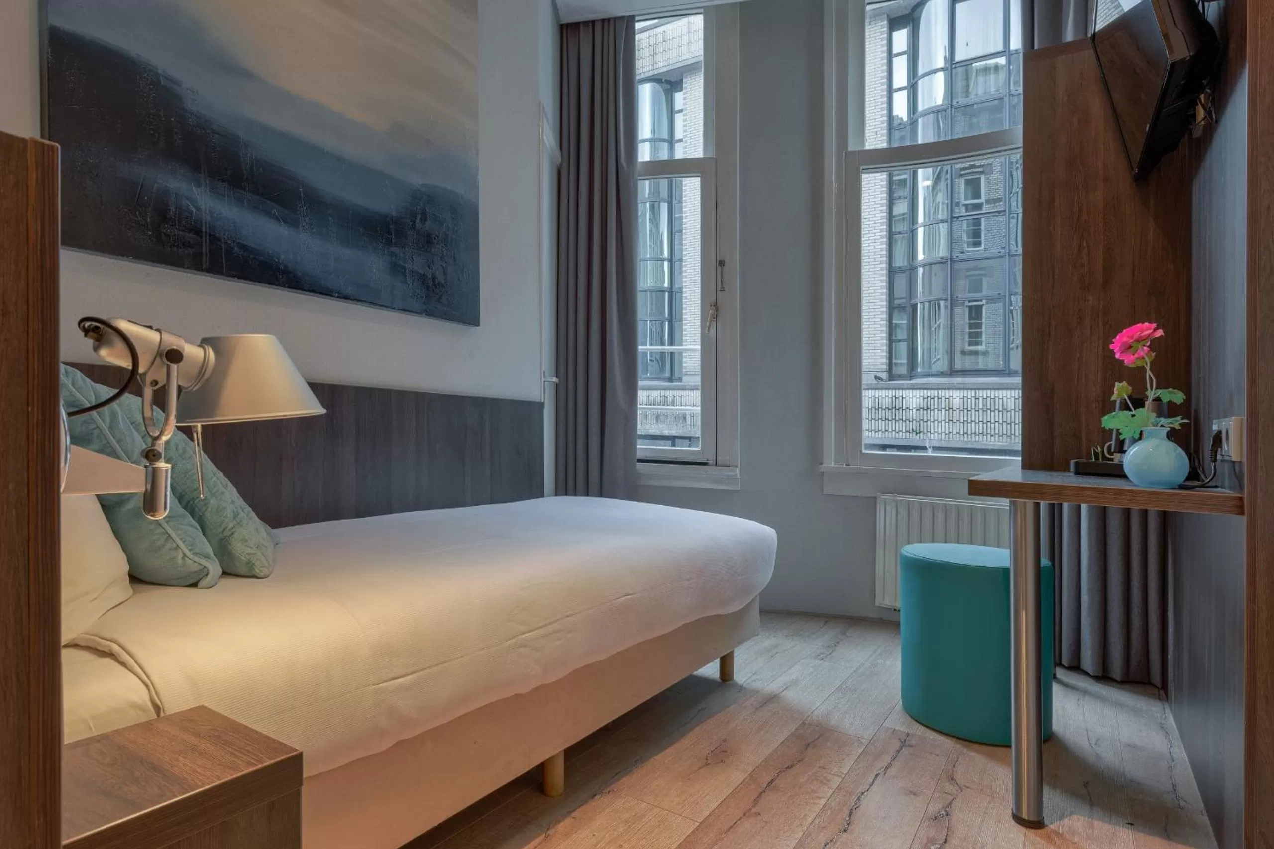 Bed in Hotel Damsquare