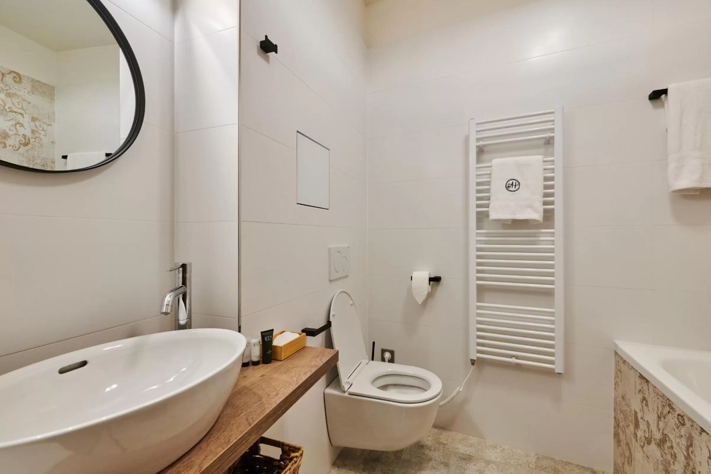 Bathroom in Hotel Alfréd a Hermína