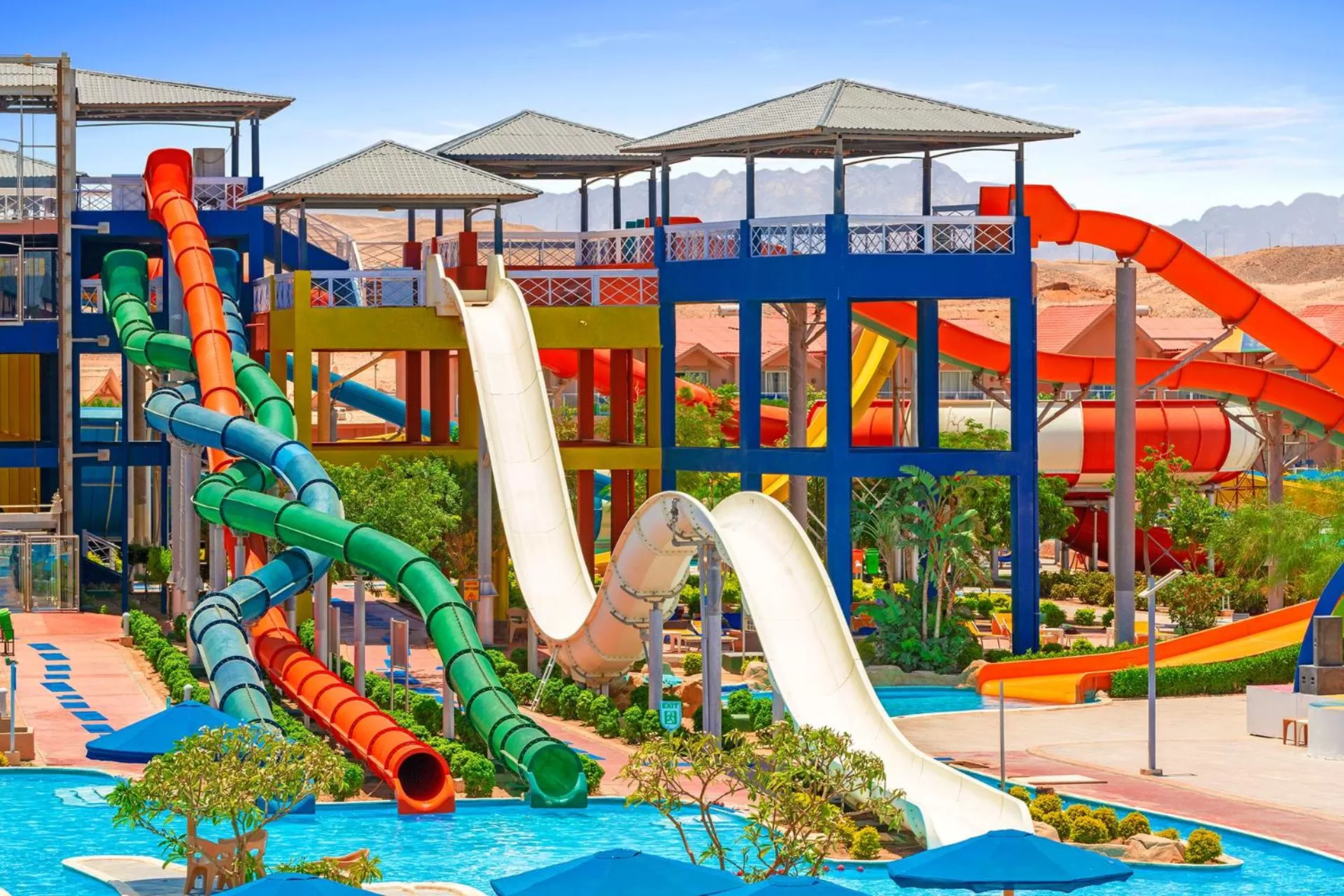 Aqua park in Neverland City Hurghada - Pickalbatros