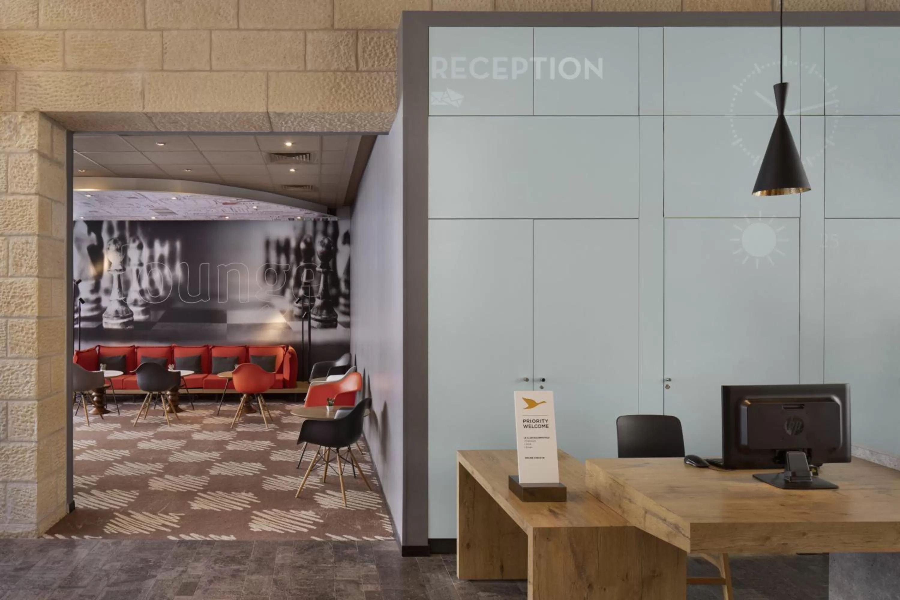 Lobby or reception in ibis Jerusalem city Center - An AccorHotels Brand