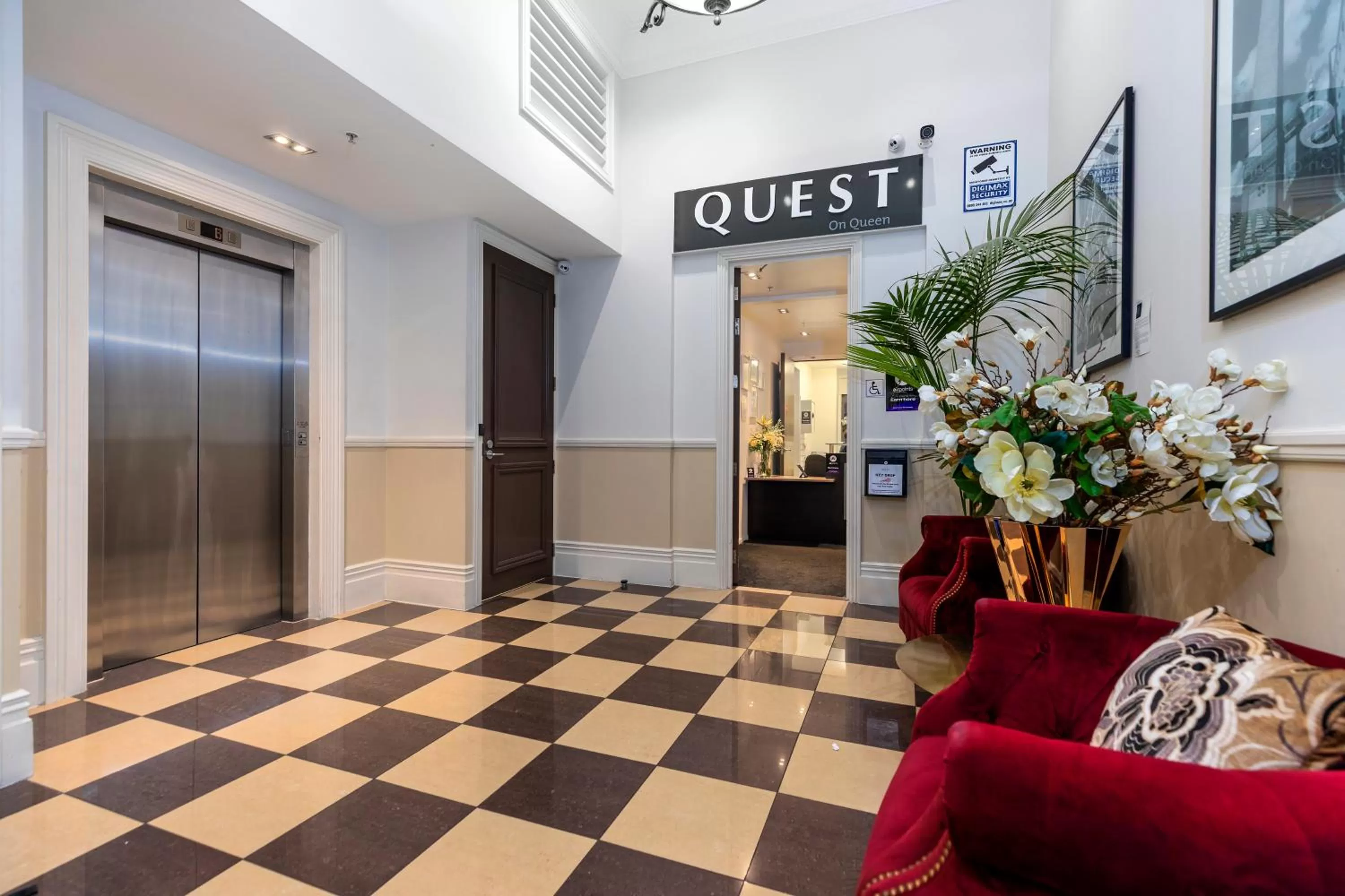 Lobby or reception in Quest on Queen Serviced Apartments
